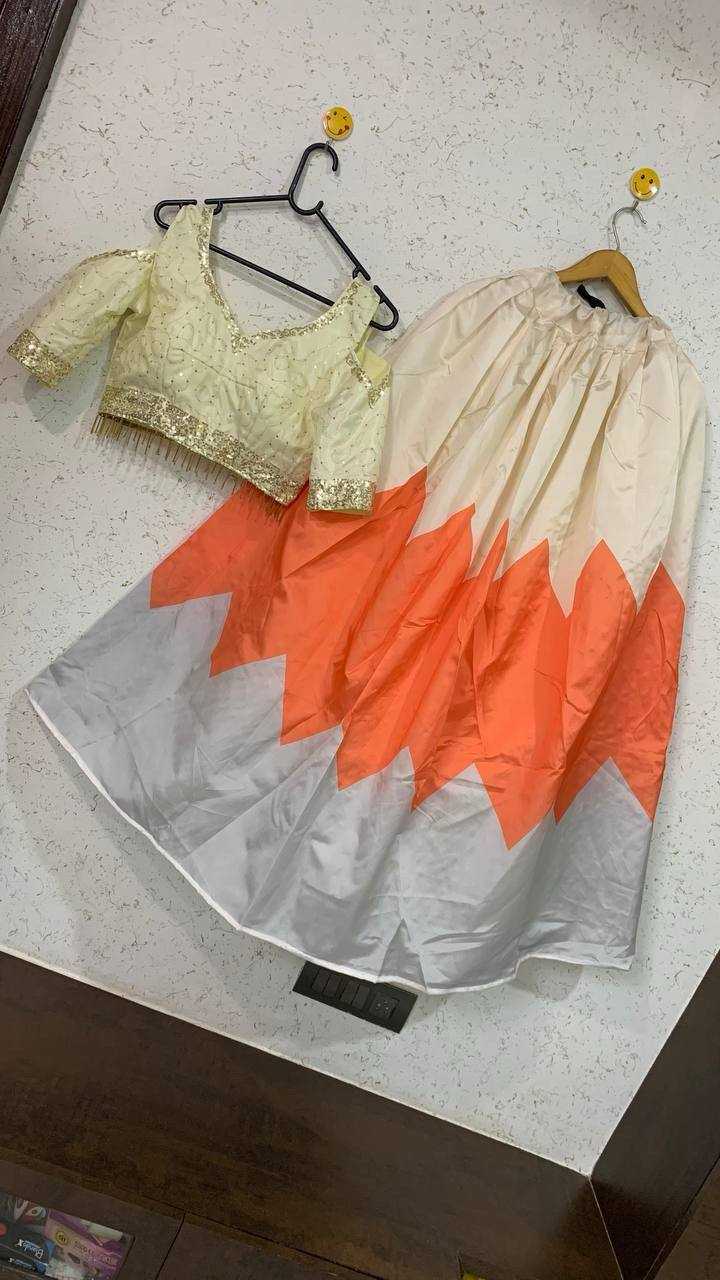 Ynf Soft Tapeta Silk RIN213 1069 Lehengas Wholesale Wedding Lehenga Printed Lehenga Sequins Lehenga Manufacturer- Kapda Export