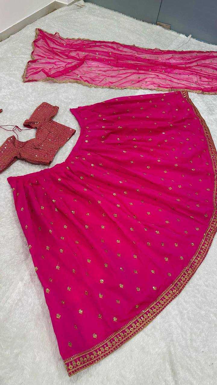 Ynf Soft Tapeta Silk RIN213 P33 Lehengas Wholesale Fancy Lehenga Zari Work Lehenga Sequins Lehenga Manufacturer- Kapda Export
