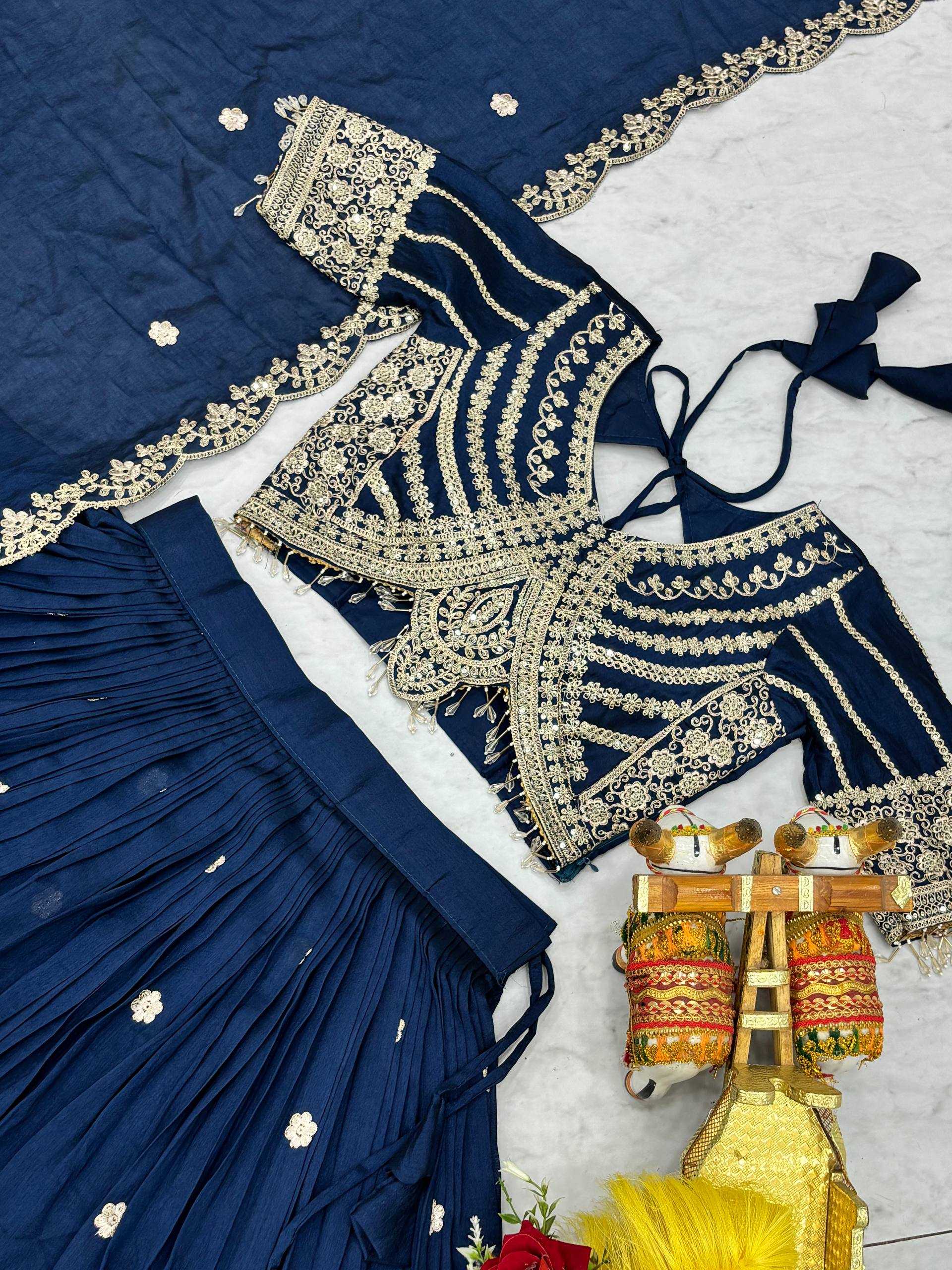 Ynf Soft Vichitra KESH498 161 Lehengas Wholesale Designer Lehenga Embroidered Lehenga Sequins Lehenga Manufacturer- Kapda Export