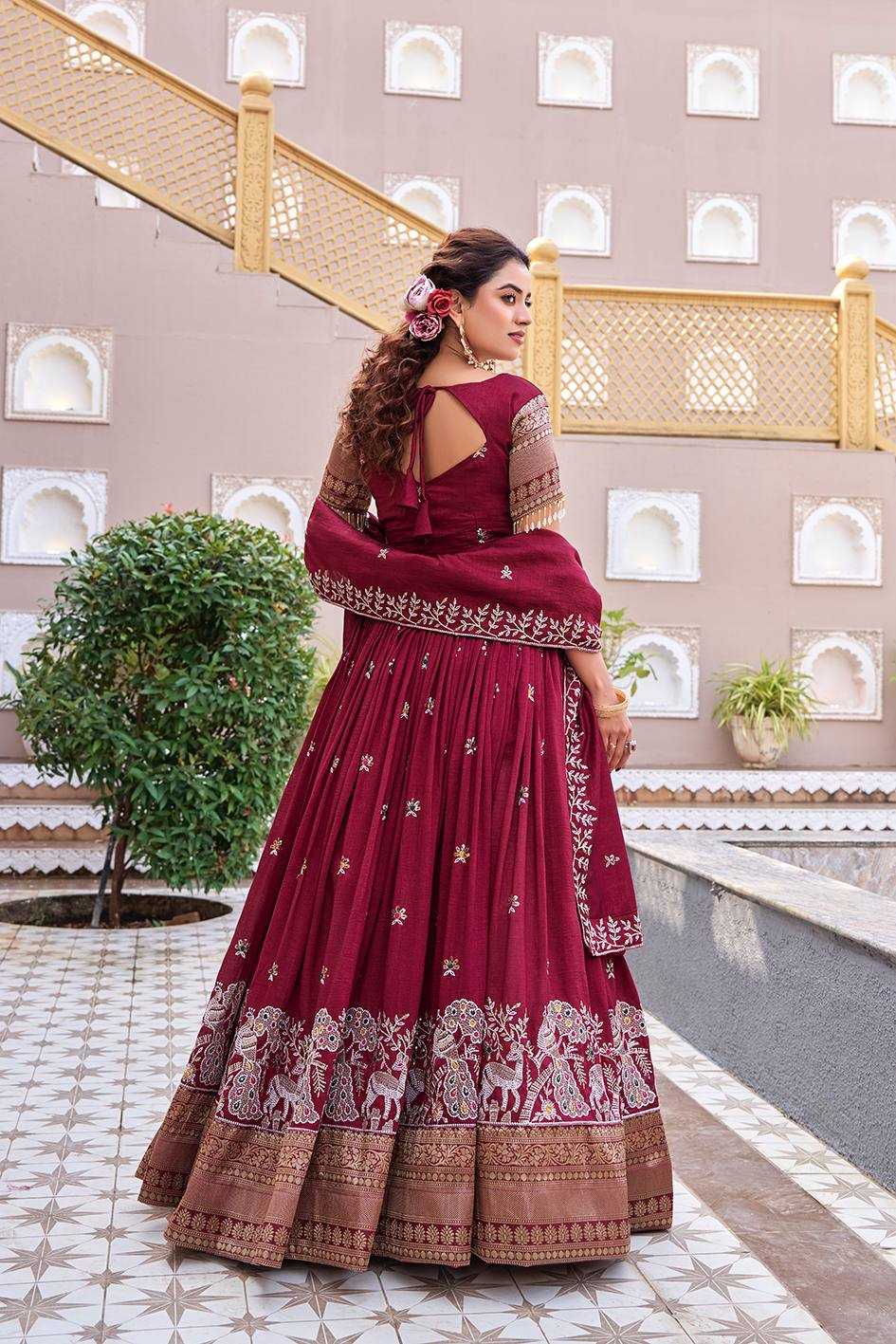 Ynf Soft Vichitra KESH498 163 Lehengas Wholesale Traditional Lehenga Wedding Lehenga Designer Lehenga Choli Manufacturer- Kapda Export