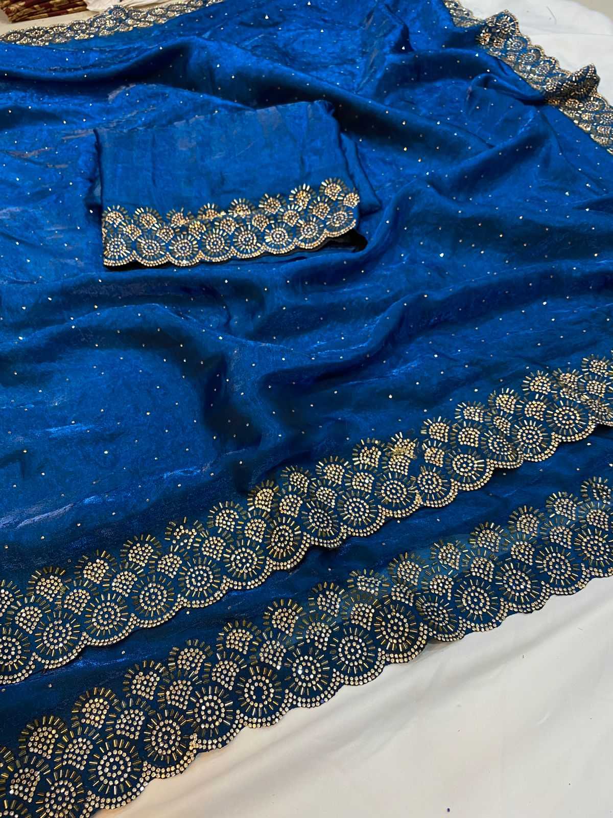 Ynf Space Silk KESH577 VAL BUTI Sarees Festive Collections Wholesale Swarovski Sarees Silk Sarees Sarees With Blouse Manufacturer- Kapda Export