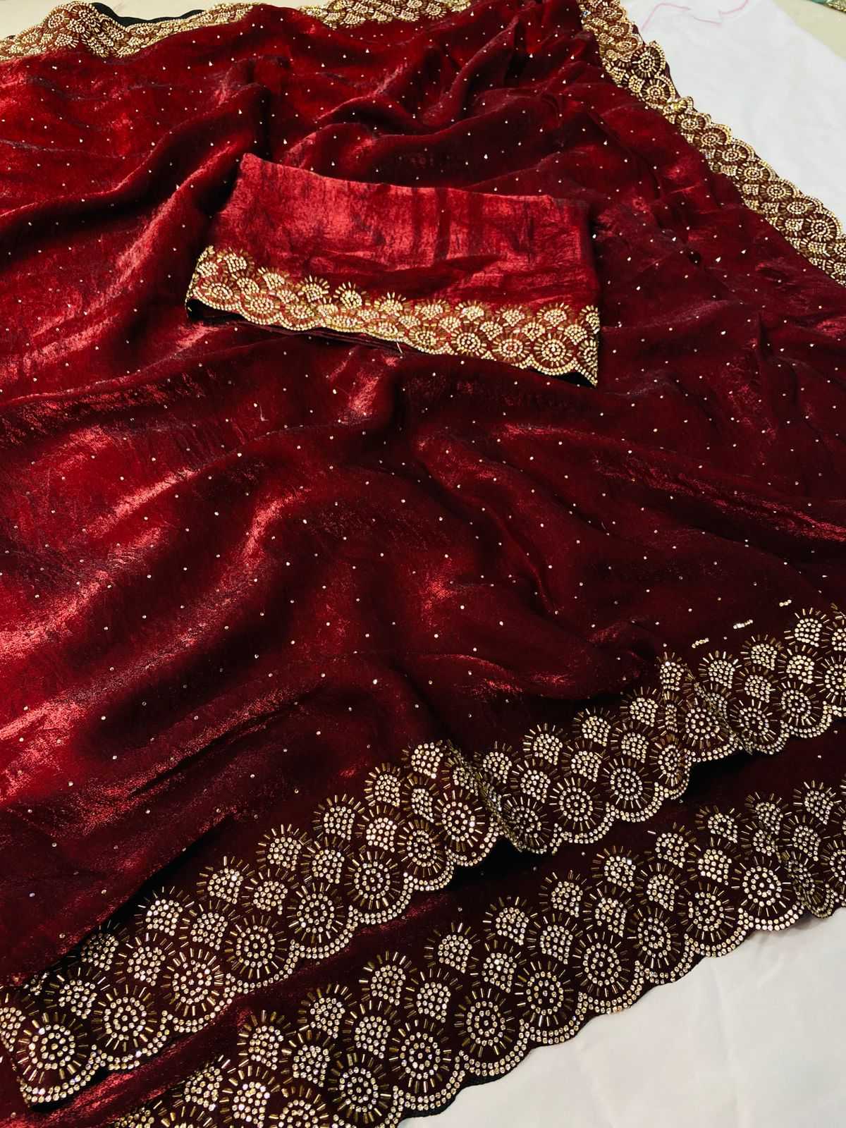 Ynf Space Silk KESH577 VAL BUTI Sarees Festive Collections Wholesale Swarovski Sarees Silk Sarees Sarees With Blouse Manufacturer- Kapda Export