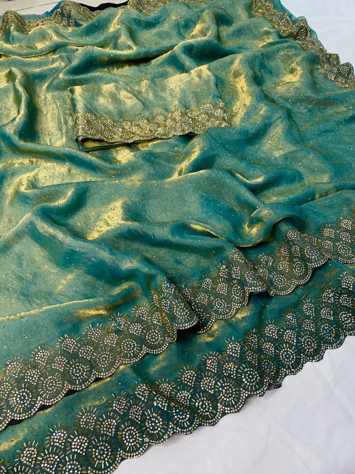 Ynf Space Silk KESH577 VAL BUTI Sarees Festive Collections Wholesale Swarovski Sarees Silk Sarees Sarees With Blouse Manufacturer- Kapda Export