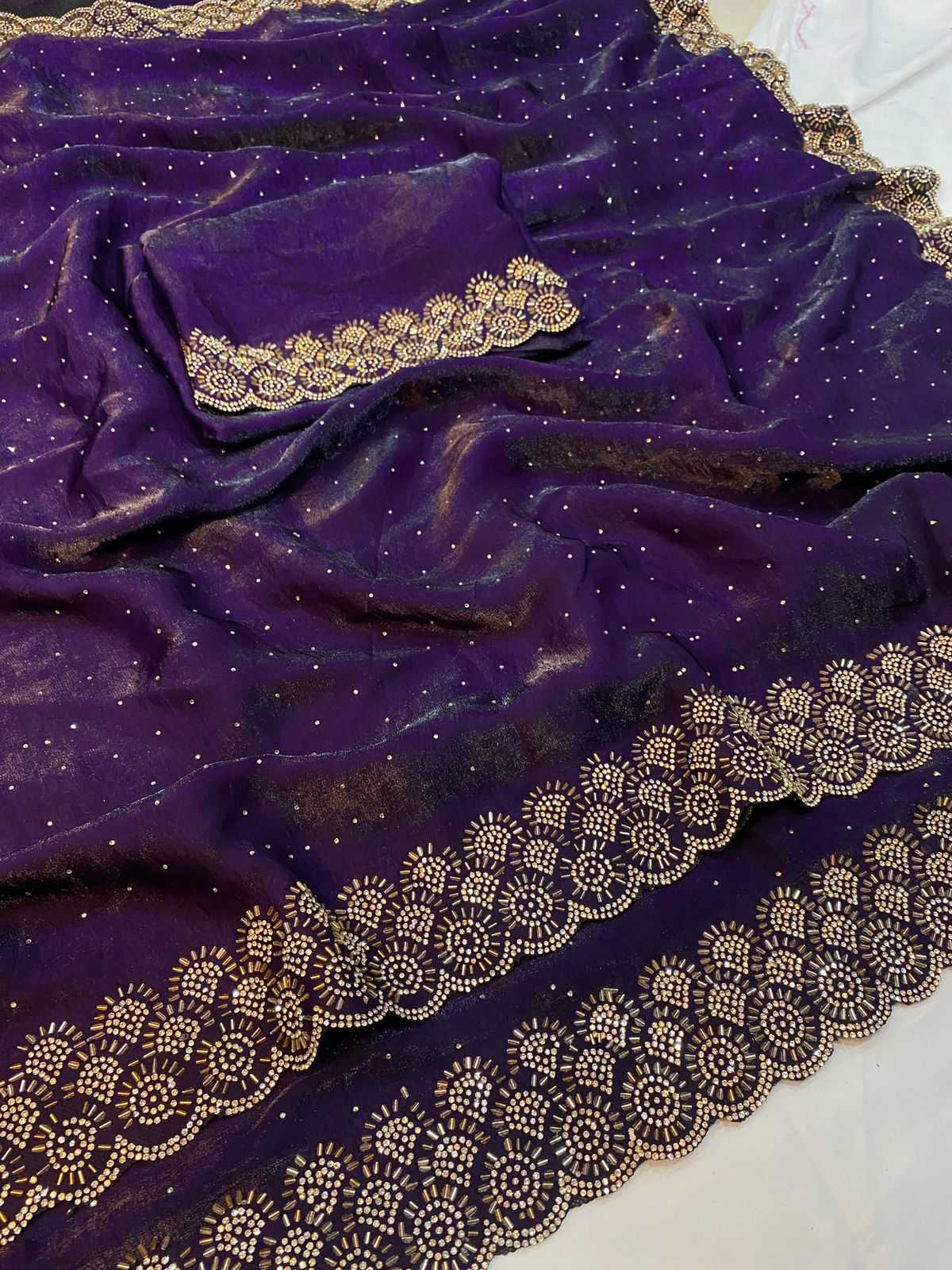 Ynf Space Silk KESH577 VAL BUTI Sarees Festive Collections Wholesale Swarovski Sarees Silk Sarees Sarees With Blouse Manufacturer- Kapda Export