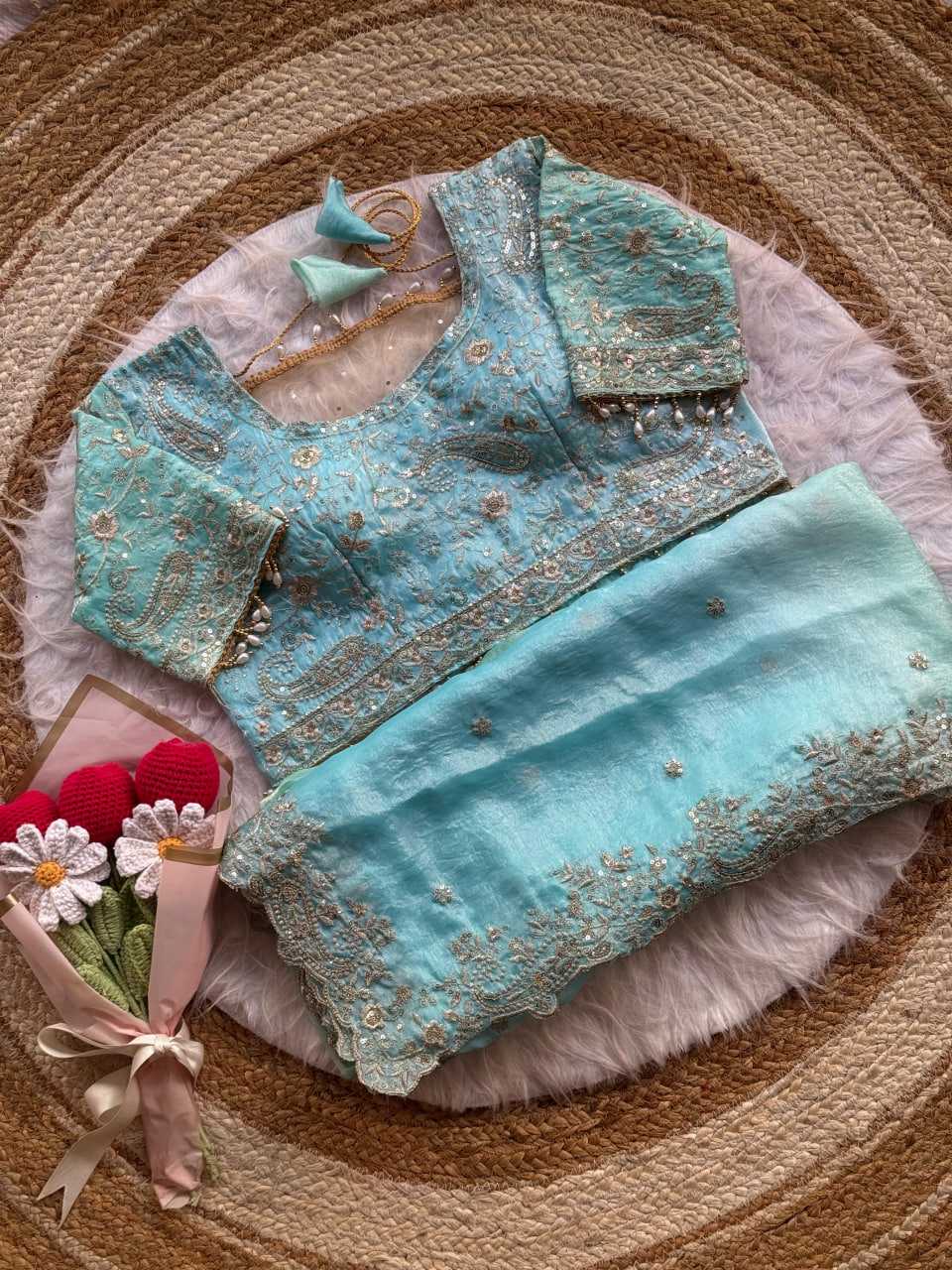 Ynf Space Silk RIN105 LILY PADDING Sarees Wholesale Designer Sarees Fancy Sarees Embroidered Sarees Manufacturer- Kapda Export