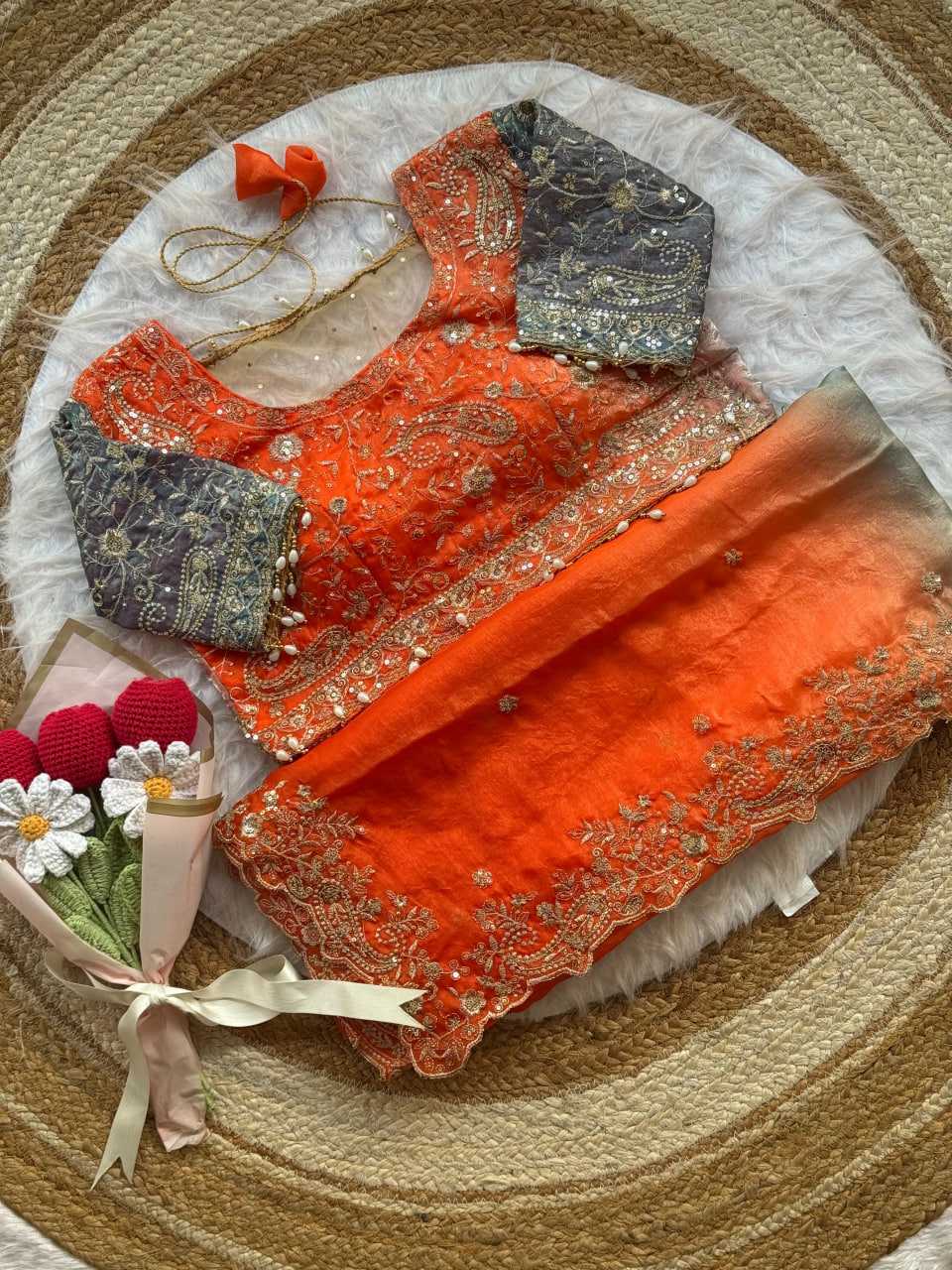 Ynf Space Silk RIN105 LILY PADDING Sarees Wholesale Designer Sarees Fancy Sarees Embroidered Sarees Manufacturer- Kapda Export