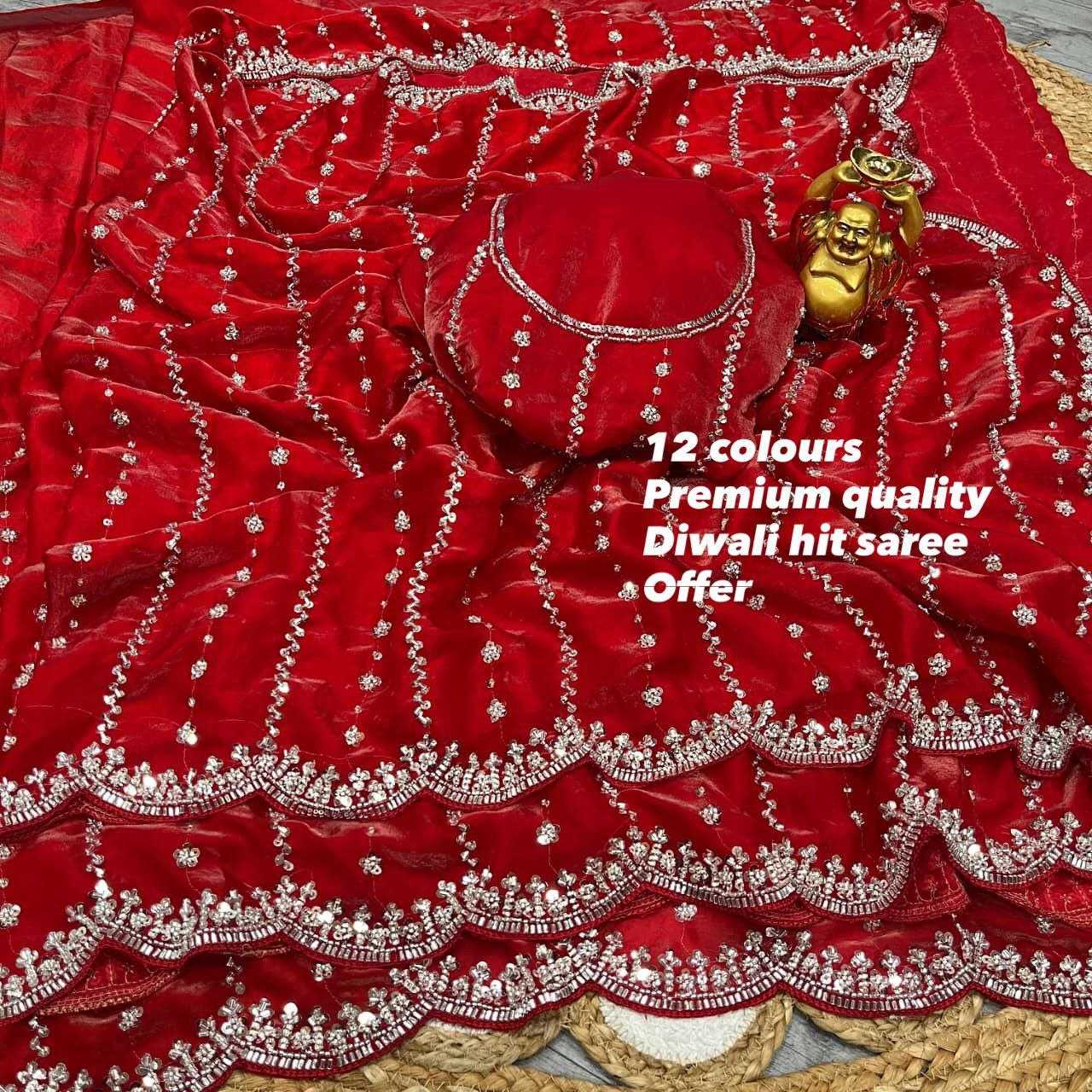 Ynf Space Silk RIN216 Avni Sarees Wholesale Hand Work Sarees Cutwork Saree Traditional Sarees Manufacturer- Kapda Export