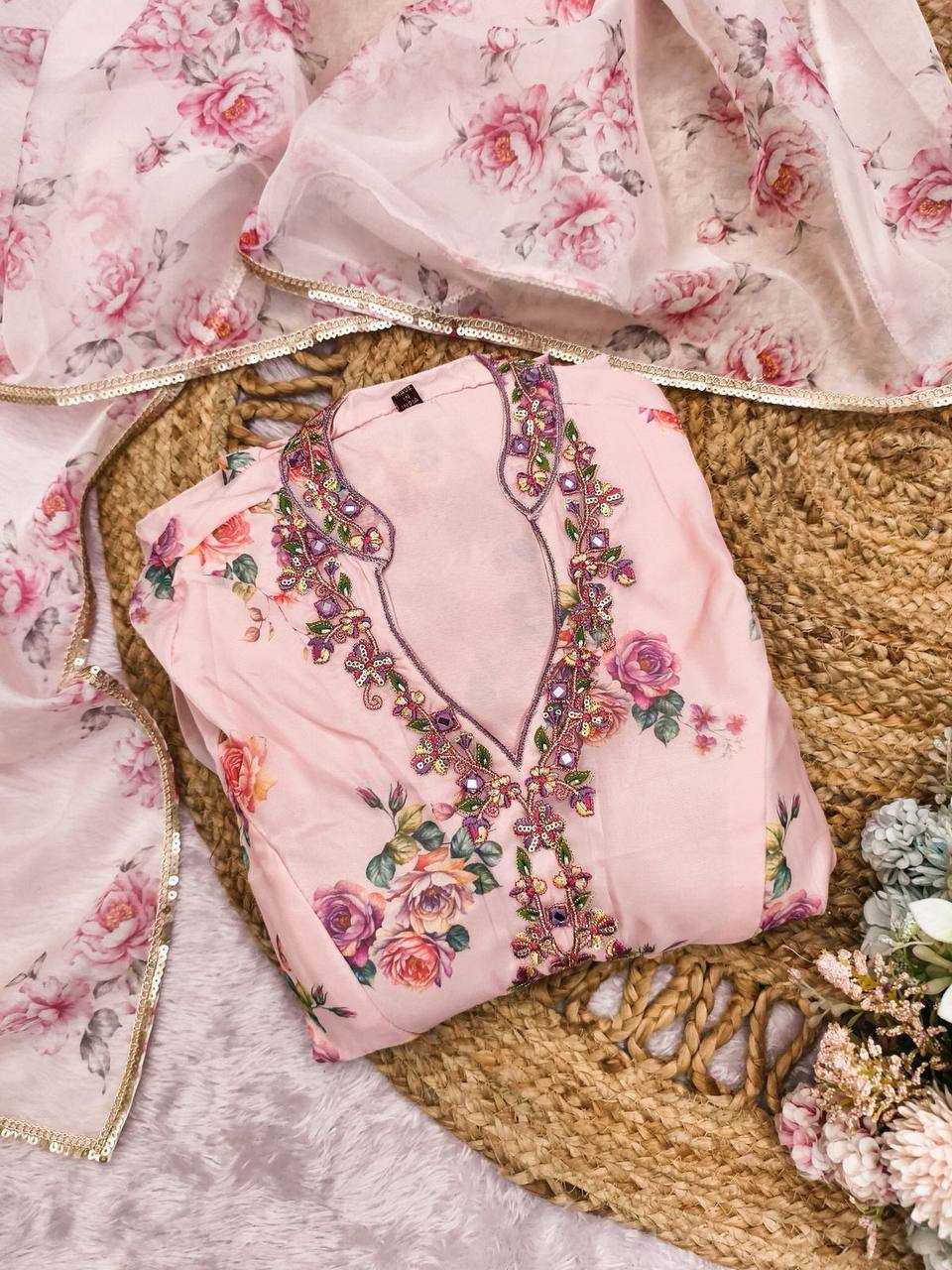 Ynf Tabby Silk KESH501 Tebby Gowns Wholesale Printed Gowns Party Gowns Designer Gowns Manufacturer- Kapda Export