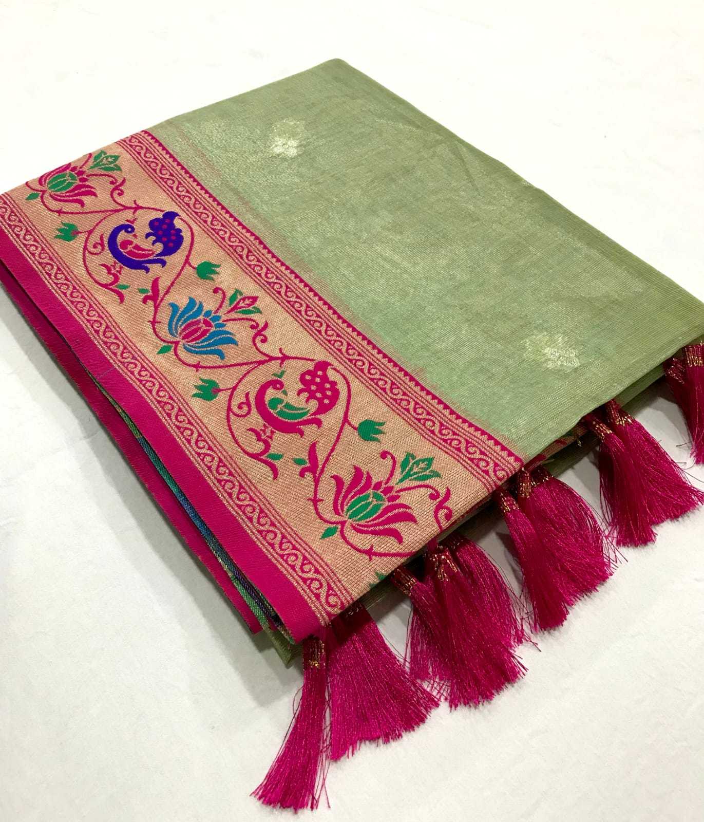 Ynf Tissue KESH548 MIRAI-6 Sarees Festive Collections Wholesale Tissue Silk Saree Zari Sarees Sarees With Blouse Manufacturer- Kapda Export