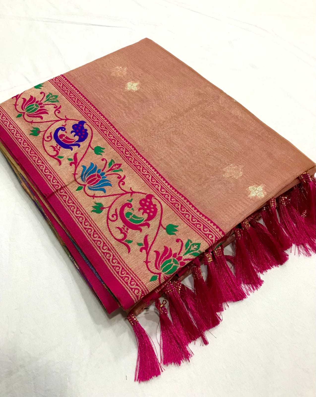 Ynf Tissue KESH548 MIRAI-6 Sarees Festive Collections Wholesale Tissue Silk Saree Zari Sarees Sarees With Blouse Manufacturer- Kapda Export