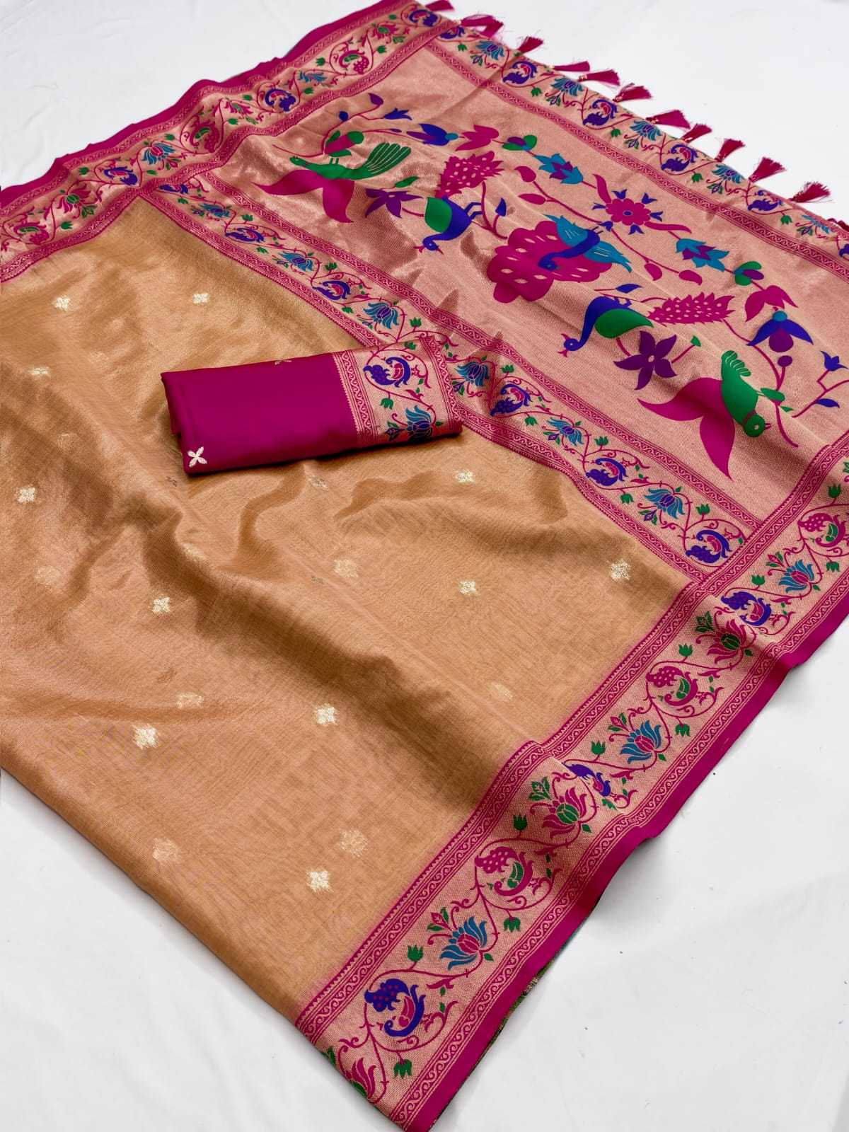 Ynf Tissue KESH548 MIRAI-6 Sarees Festive Collections Wholesale Tissue Silk Saree Zari Sarees Sarees With Blouse Manufacturer- Kapda Export