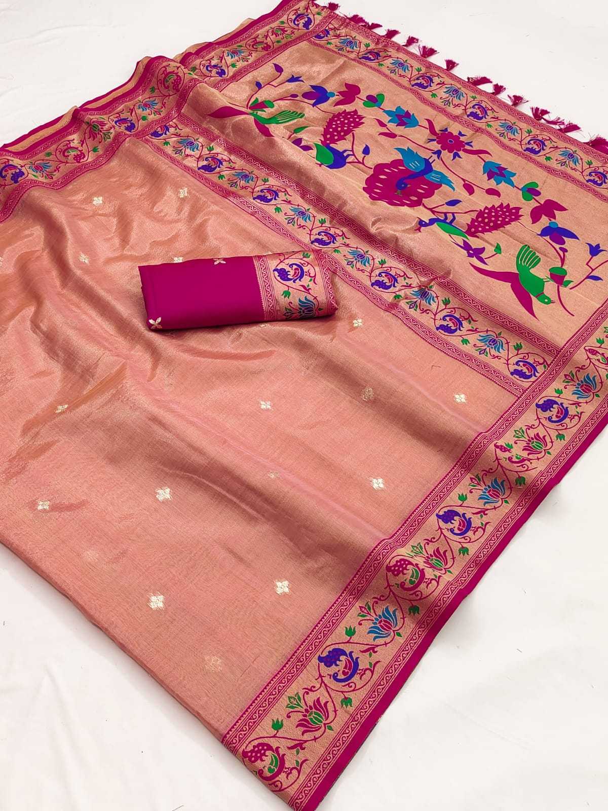 Ynf Tissue KESH548 MIRAI-6 Sarees Festive Collections Wholesale Tissue Silk Saree Zari Sarees Sarees With Blouse Manufacturer- Kapda Export