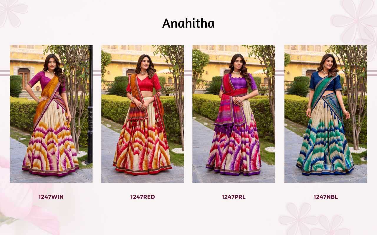 Ynf Tussar Silk KESH134 ANAHITHA Lehengas Wholesale Designer Lehenga Printed Lehenga Embroidered Lehenga Manufacturer- Kapda Export
