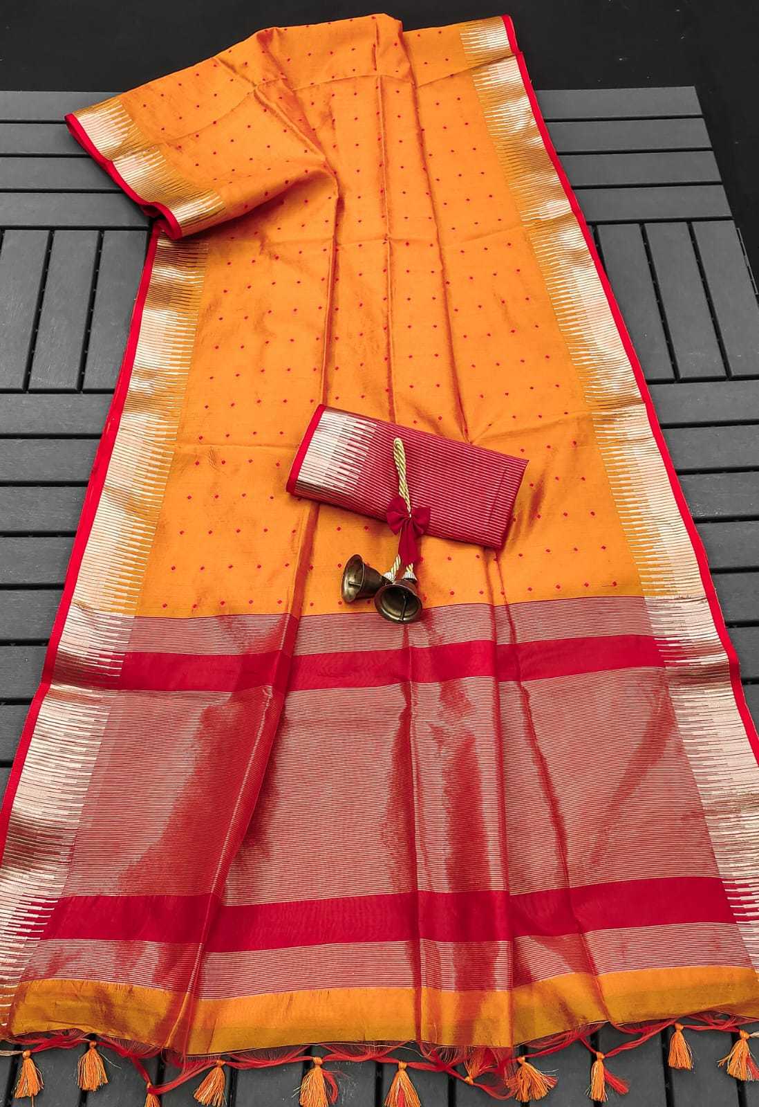 Ynf Tussar Silk KESH484 108 Sarees Festive Collections Wholesale Traditional Sarees Tussar Sarees Bandhani Sarees Manufacturer- Kapda Export