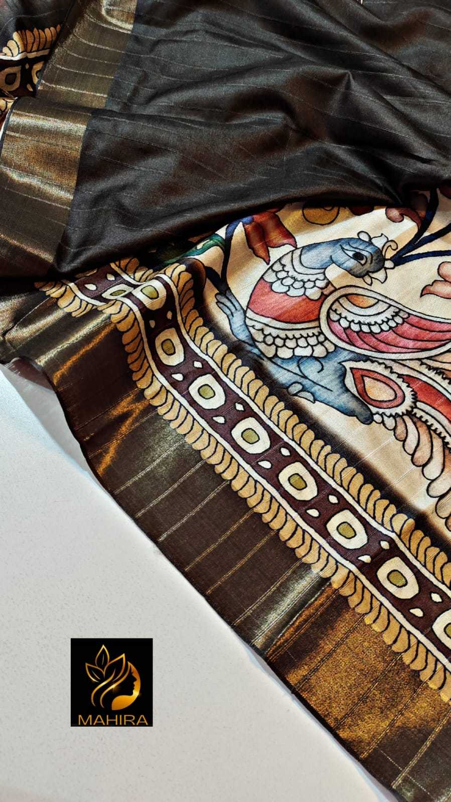 Ynf Tussar Silk KESH575 Lajwanti Sarees Festive Collections Wholesale Designer Sarees Tussar Sarees Onam Collections Manufacturer- Kapda Export