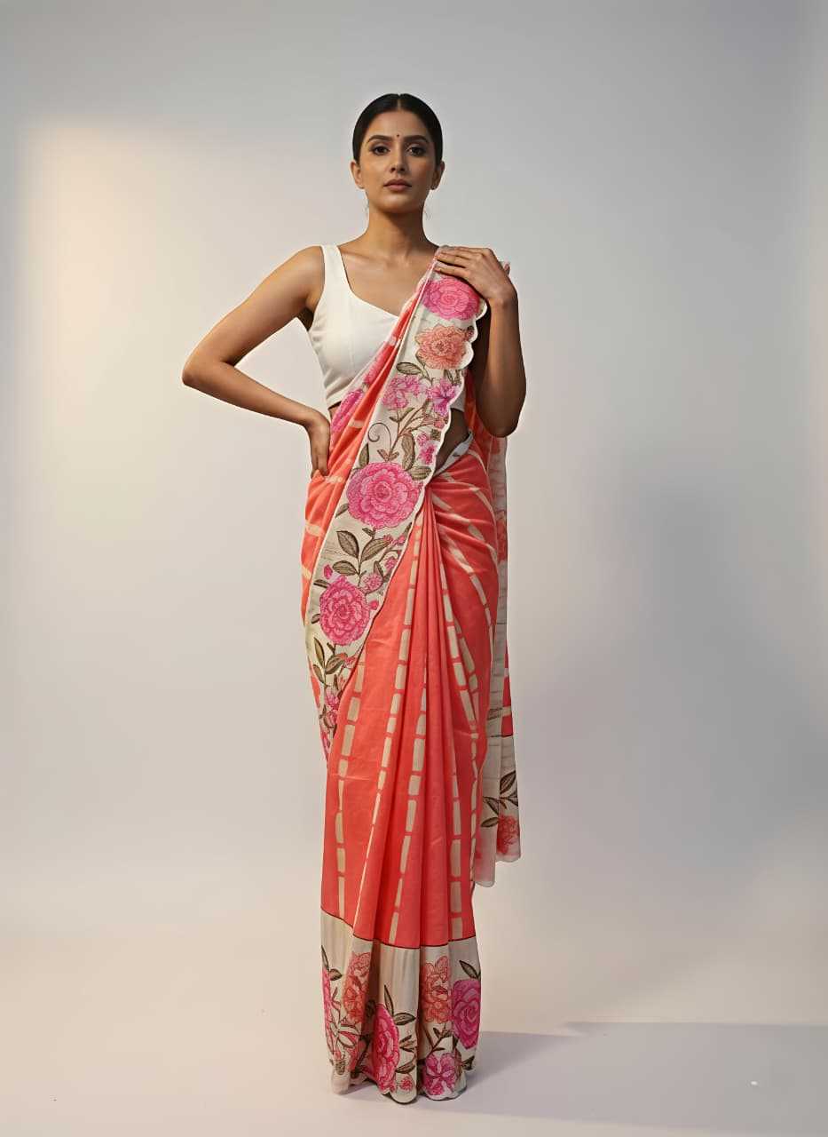 Ynf Tussar Silk KESH673 FLORA CUTWORK Silk Sarees Wholesale Tussar Silk Sarees Handloom Sarees Printed Silk Saree Manufacturer- Kapda Export