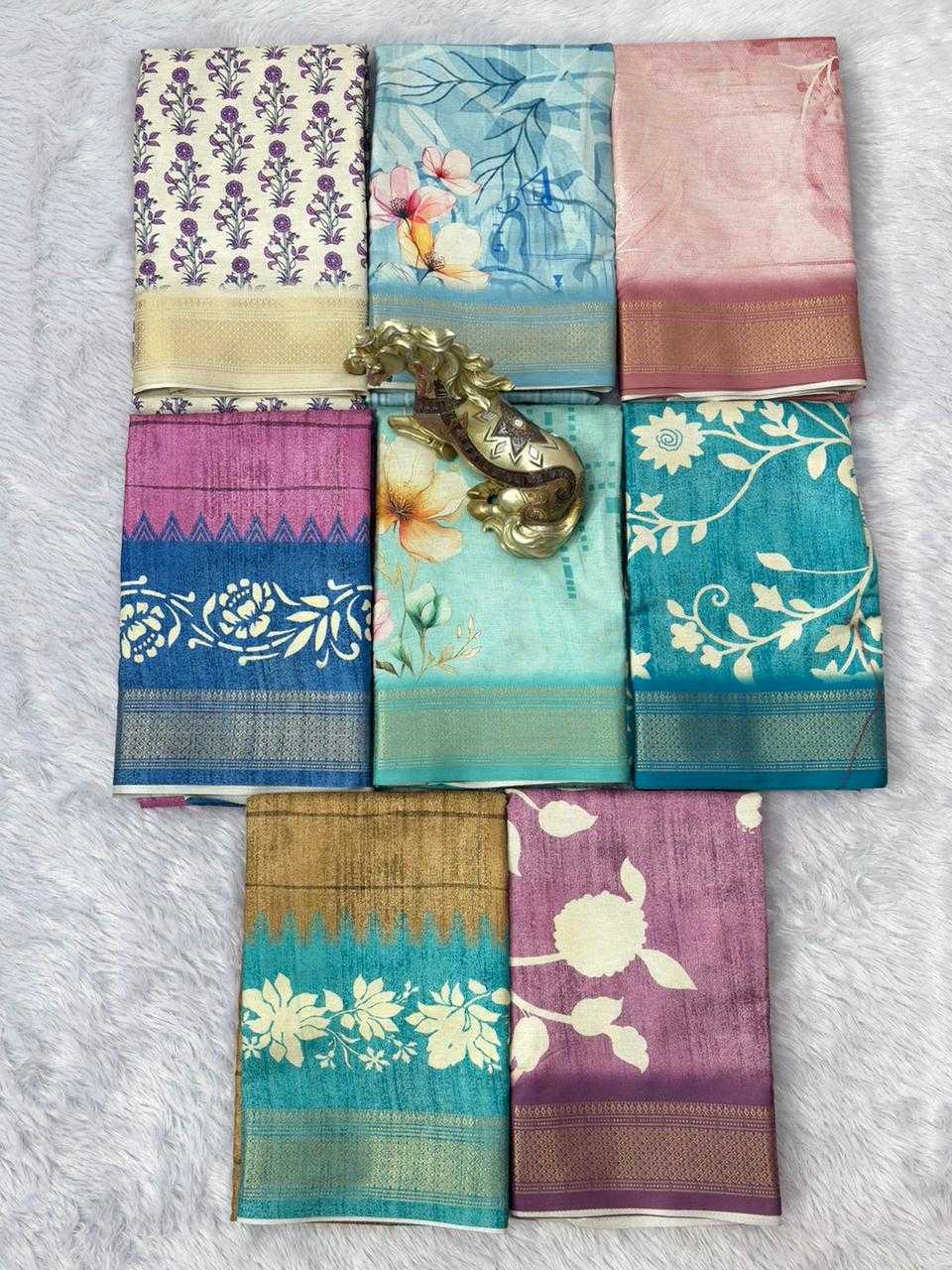 Ynf Tussar Silk KESH692 BARKHA Sarees Festive Collections Wholesale Printed Sarees Silk Sarees Tussar Sarees Manufacturer- Kapda Export