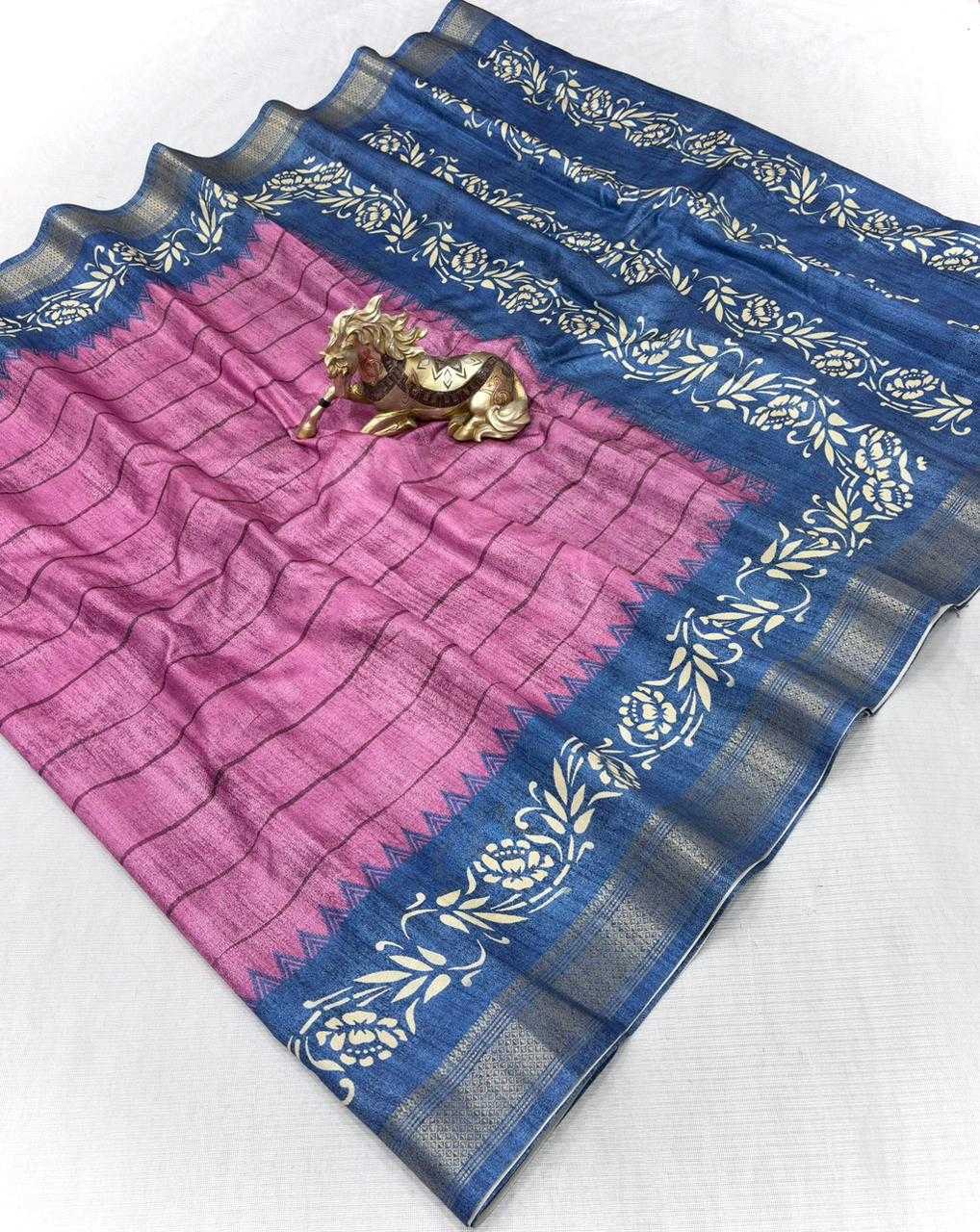 Ynf Tussar Silk KESH692 BARKHA Sarees Festive Collections Wholesale Printed Sarees Silk Sarees Tussar Sarees Manufacturer- Kapda Export