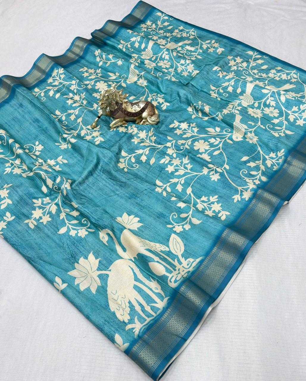 Ynf Tussar Silk KESH692 BARKHA Sarees Festive Collections Wholesale Printed Sarees Silk Sarees Tussar Sarees Manufacturer- Kapda Export