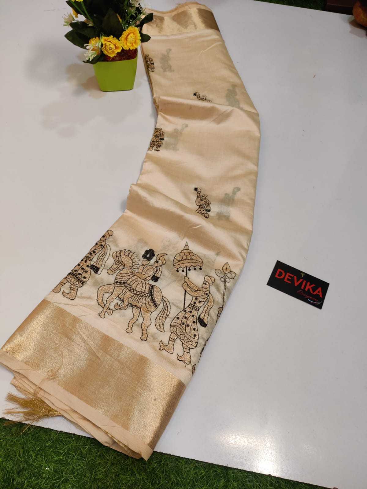 Ynf Tussar Silk KESH737 Irtiza Sarees Festive Collections Wholesale Designer Sarees Tussar Sarees Onam Collections Manufacturer- Kapda Export