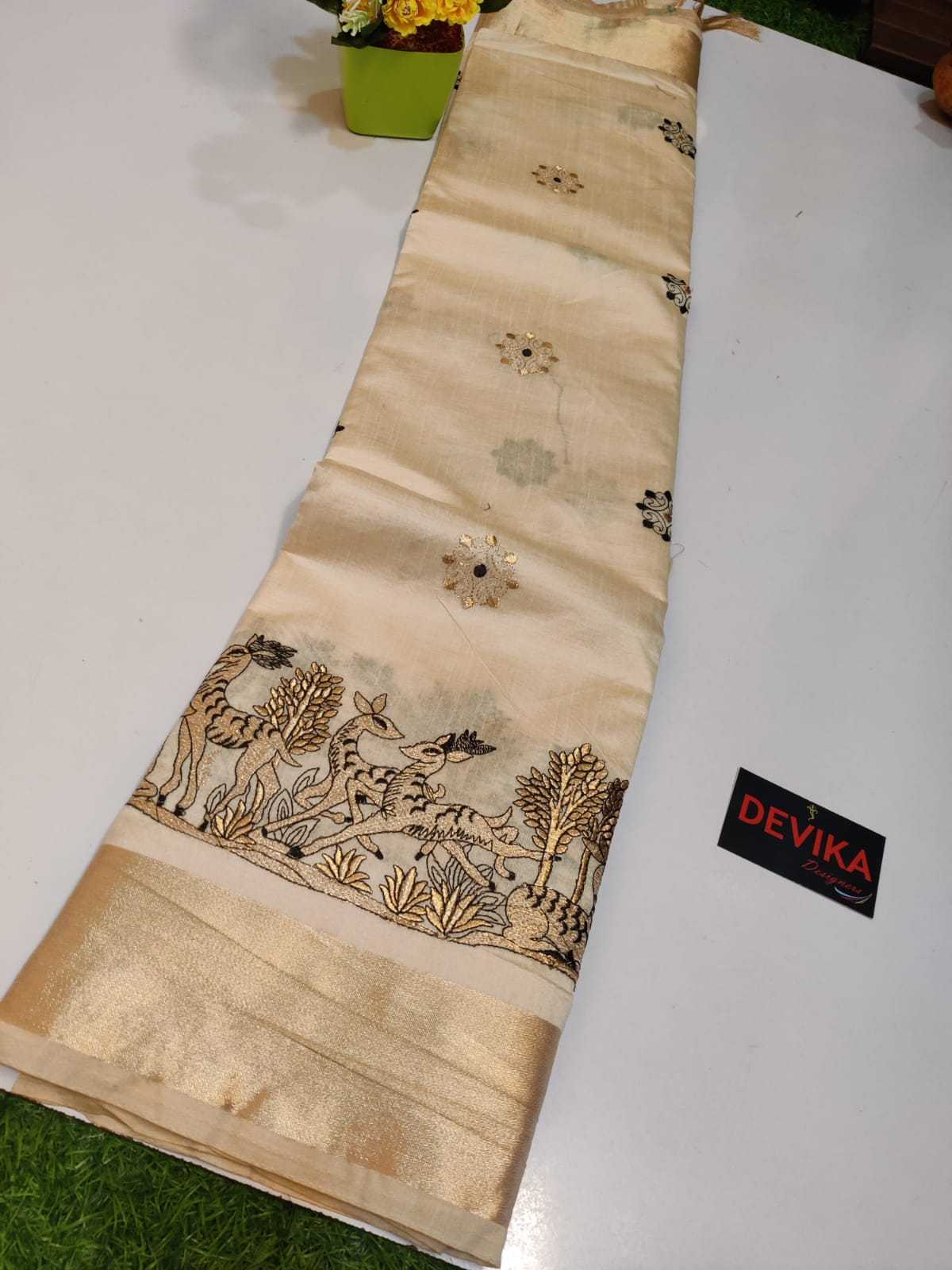 Ynf Tussar Silk KESH737 Irtiza Sarees Festive Collections Wholesale Designer Sarees Tussar Sarees Onam Collections Manufacturer- Kapda Export