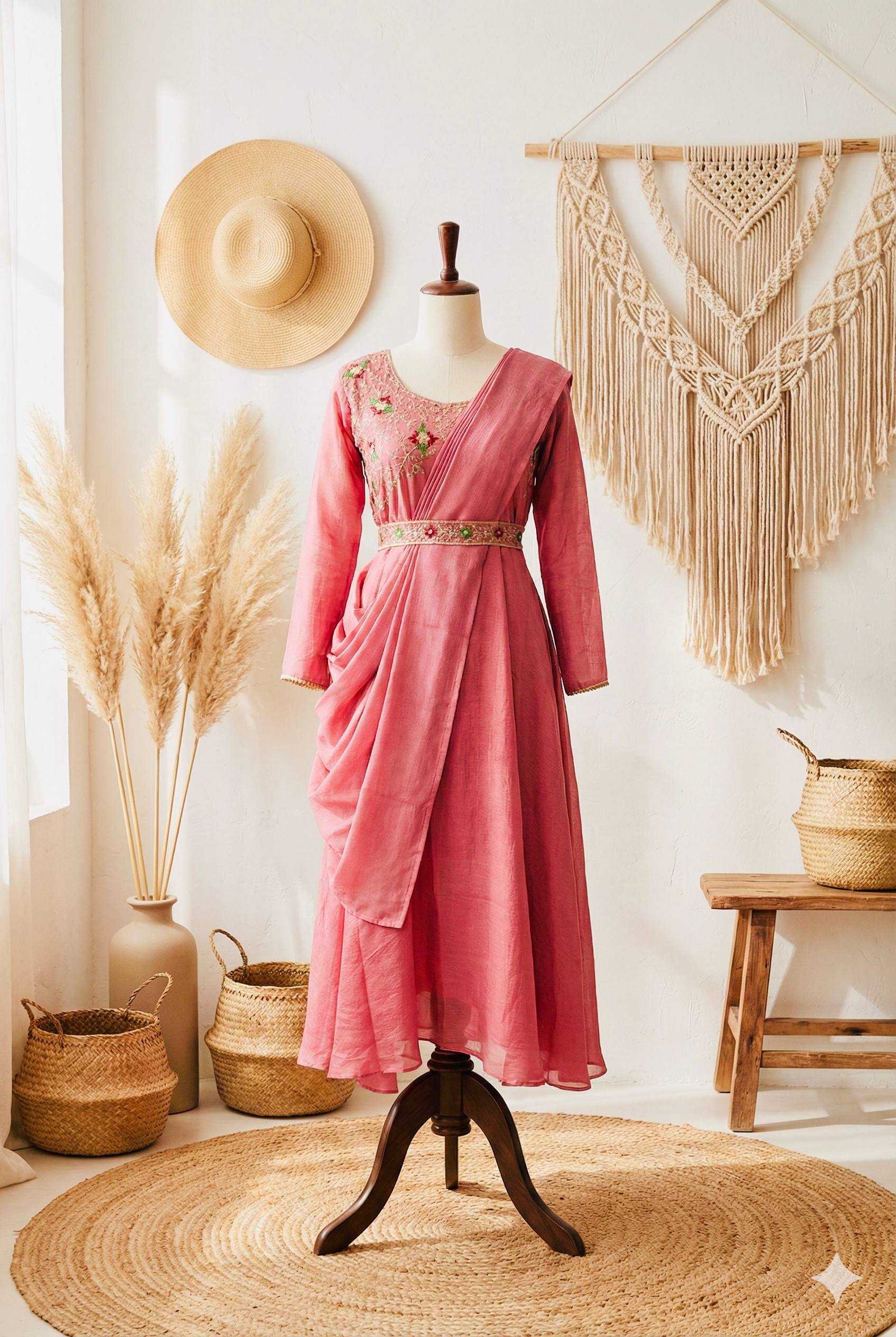 Ynf Vichitra Silk KESH210 2550 Gowns Wholesale Anarkali Gown Designer Gowns Indo-Western Gowns Manufacturer- Kapda Export