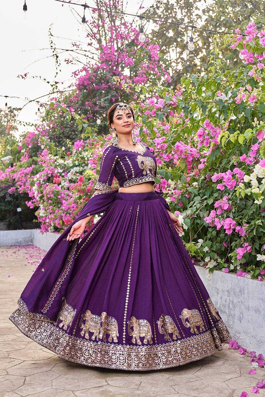 Ynf Vichitra Silk KESH498 165 Lehengas Wholesale Designer Lehenga Traditional Lehenga Wedding Lehenga Manufacturer- Kapda Export