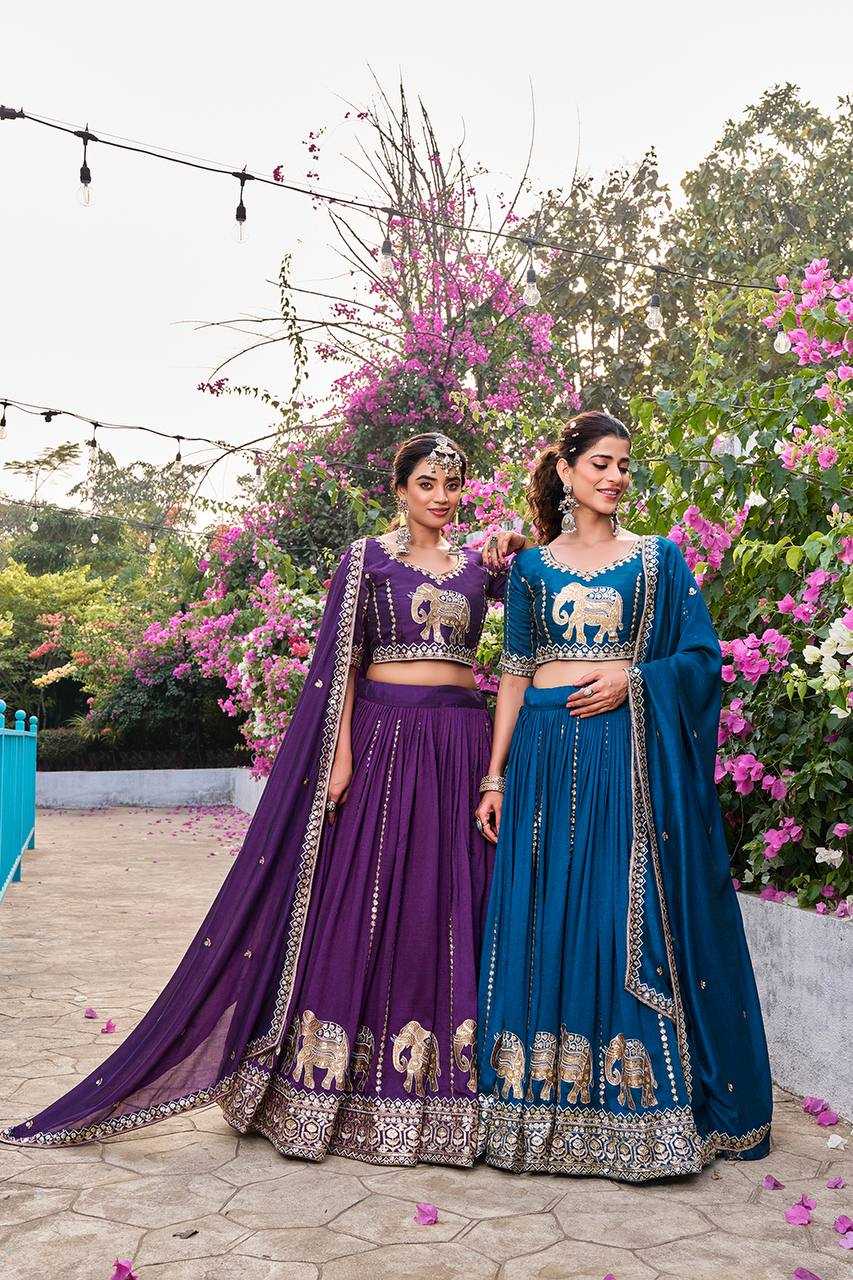 Ynf Vichitra Silk KESH498 165 Lehengas Wholesale Designer Lehenga Traditional Lehenga Wedding Lehenga Manufacturer- Kapda Export