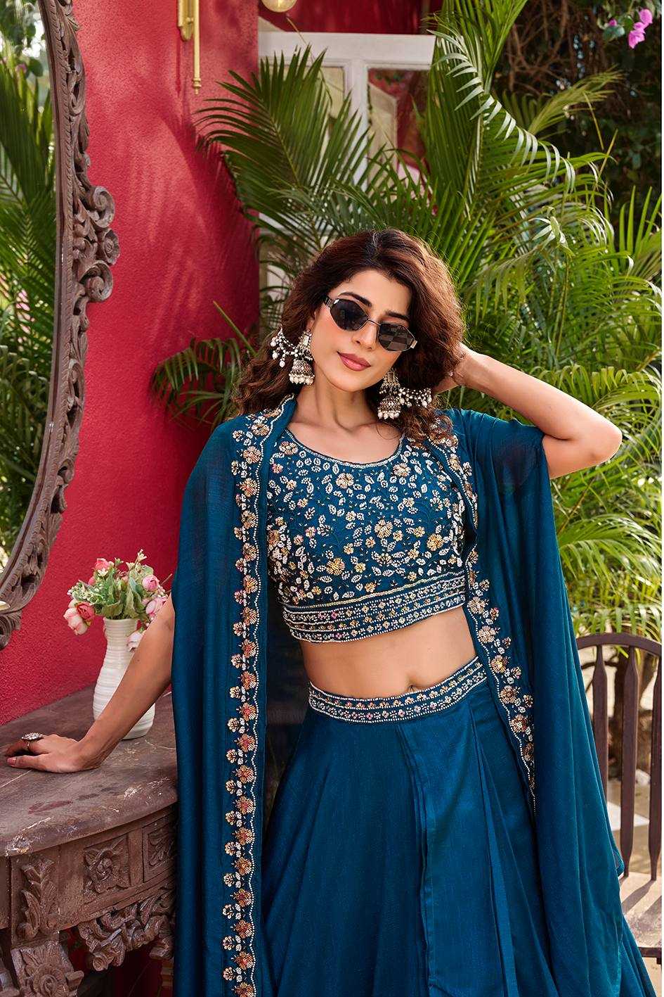 Ynf Vichitra Silk KESH498 169 Lehengas Wholesale Designer Lehenga Traditional Lehenga Wedding Lehenga Manufacturer- Kapda Export