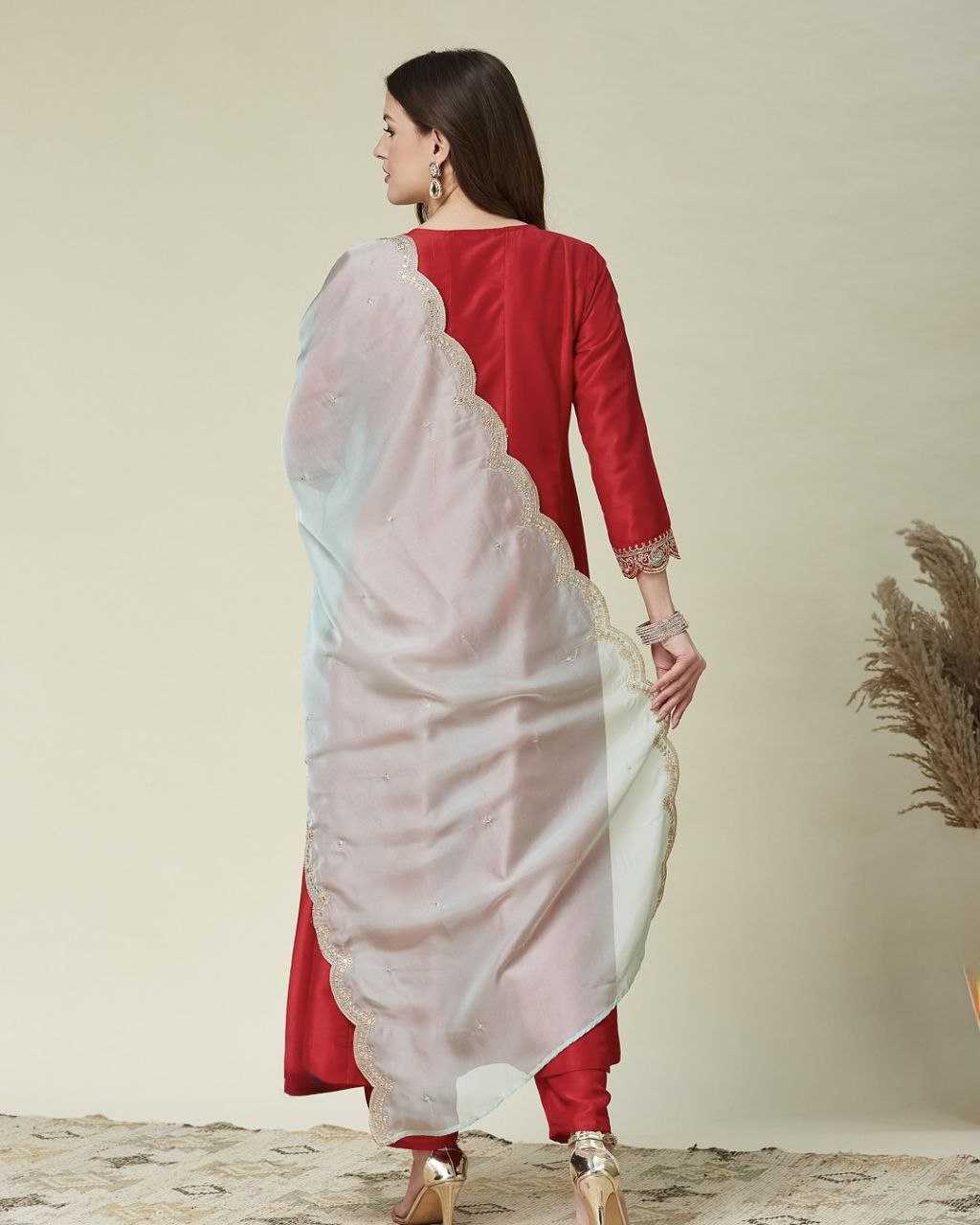 Ynf Vichitra Silk KESH529 JENSI Gowns Wholesale Embroidery Gowns Designer Gowns Sequin Gowns Manufacturer- Kapda Export