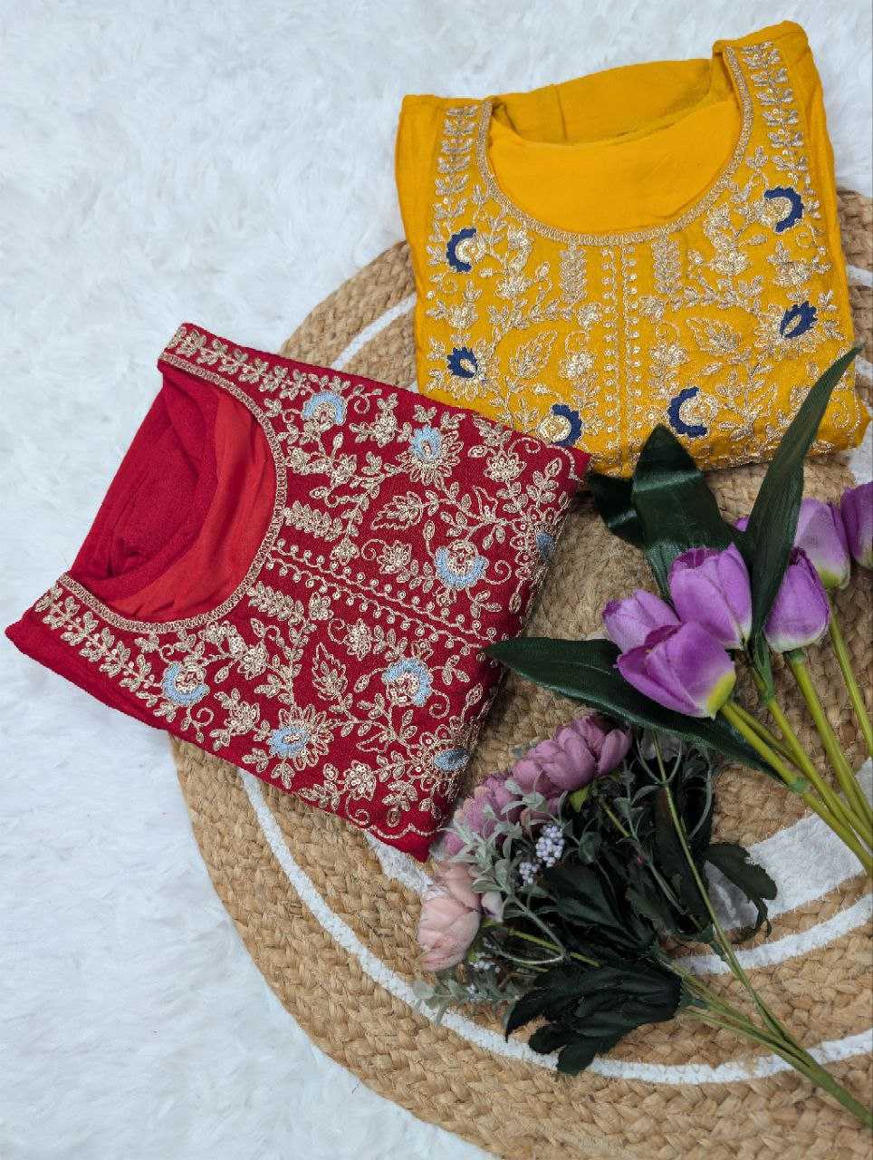 Ynf Vichitra Silk KESH529 JENSI Gowns Wholesale Embroidery Gowns Designer Gowns Sequin Gowns Manufacturer- Kapda Export