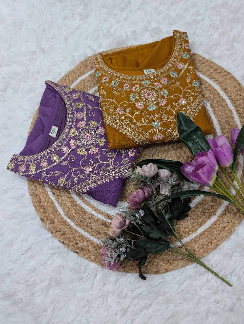 Ynf Vichitra Silk KESH529 MIHIKA Kurti Wholesale Designer Kurtis Embroidered Kurtis Silk Kurtis Manufacturer- Kapda Export