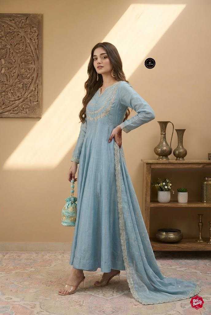 Ynf Vichitra Silk KESH536 3509 Kurti Wholesale Festive Kurtis Designer Kurtis Embroidered Kurtis Manufacturer- Kapda Export