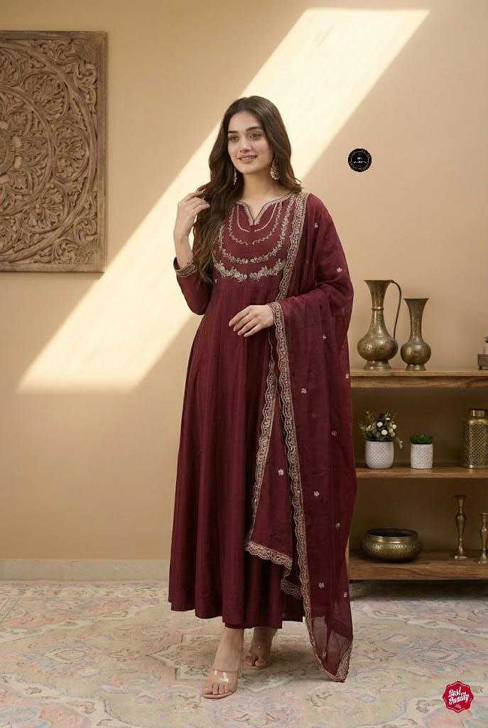 Ynf Vichitra Silk KESH536 3509 Kurti Wholesale Festive Kurtis Designer Kurtis Embroidered Kurtis Manufacturer- Kapda Export