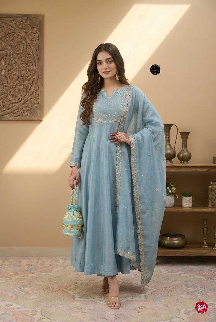 Ynf Vichitra Silk KESH536 3509 Kurti Wholesale Festive Kurtis Designer Kurtis Embroidered Kurtis Manufacturer- Kapda Export