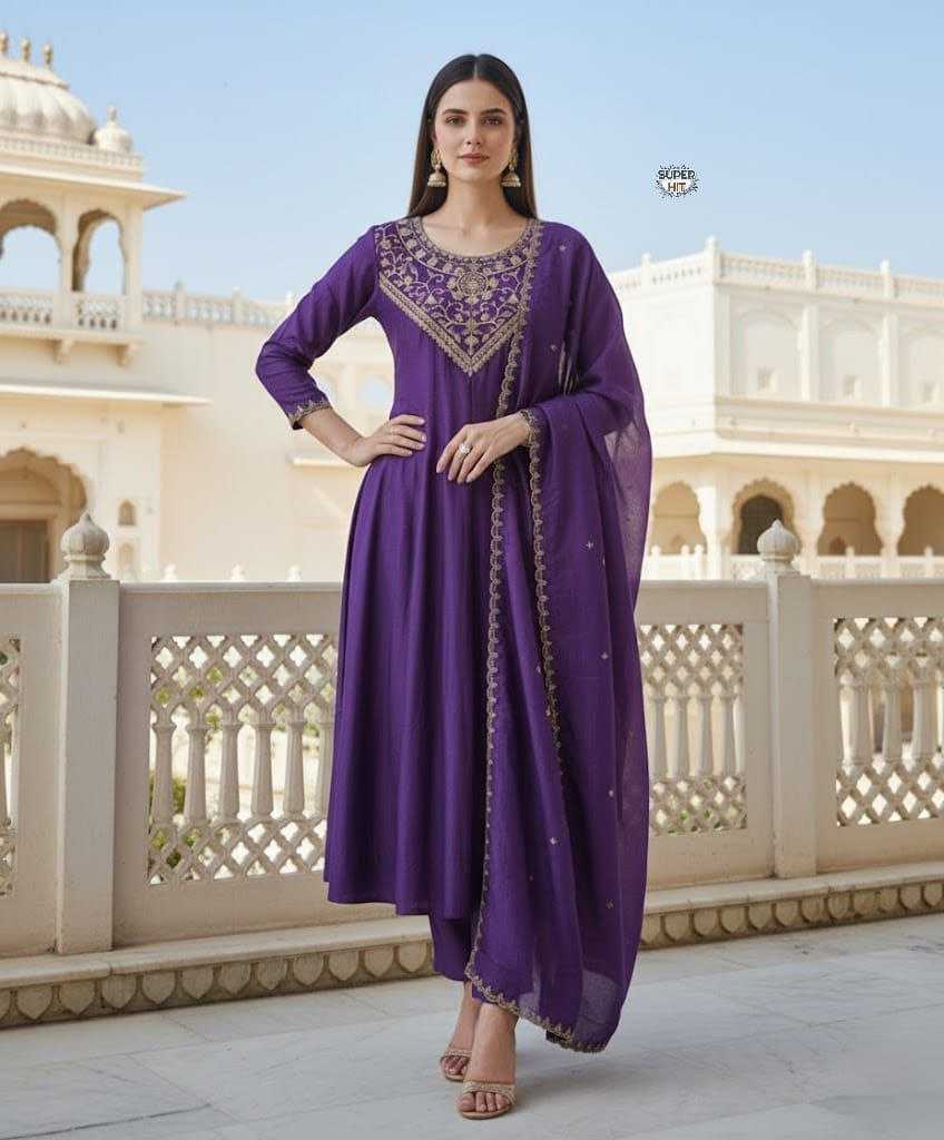 Ynf Vichitra Silk KESH536 Vichitra Kurti Wholesale Fancy Kurti Embroidered Kurtis Half Sleeve Kurtis Manufacturer- Kapda Export