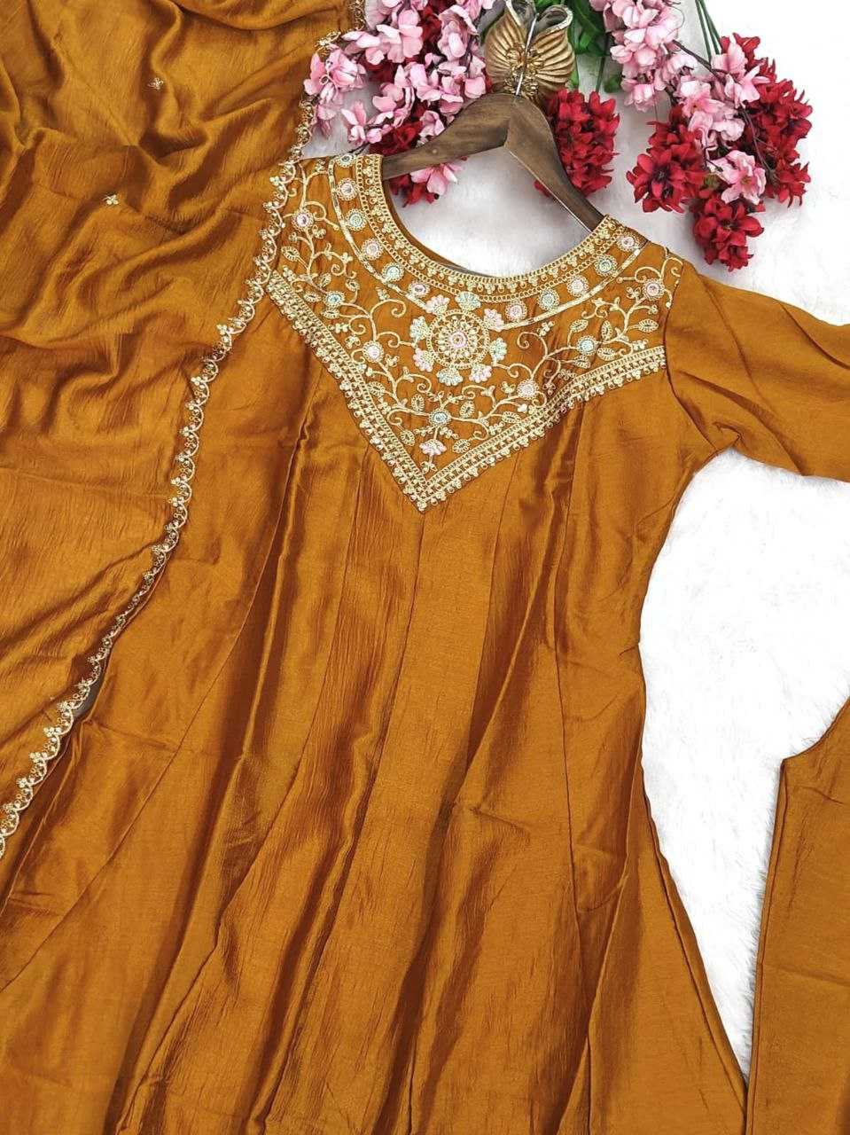 Ynf Vichitra Silk KESH536 Vichitra Kurti Wholesale Fancy Kurti Embroidered Kurtis Half Sleeve Kurtis Manufacturer- Kapda Export