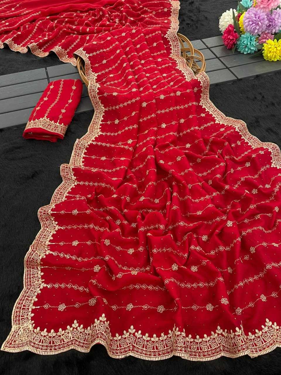 Ynf Vichitra Silk KESH651 Manki Sarees Wholesale Designer Sarees Zari Border Sarees Traditional Sarees Manufacturer- Kapda Export