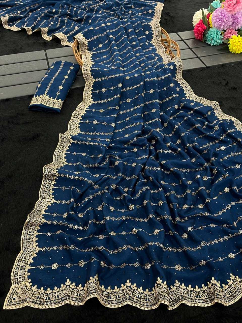 Ynf Vichitra Silk KESH651 Manki Sarees Wholesale Designer Sarees Zari Border Sarees Traditional Sarees Manufacturer- Kapda Export