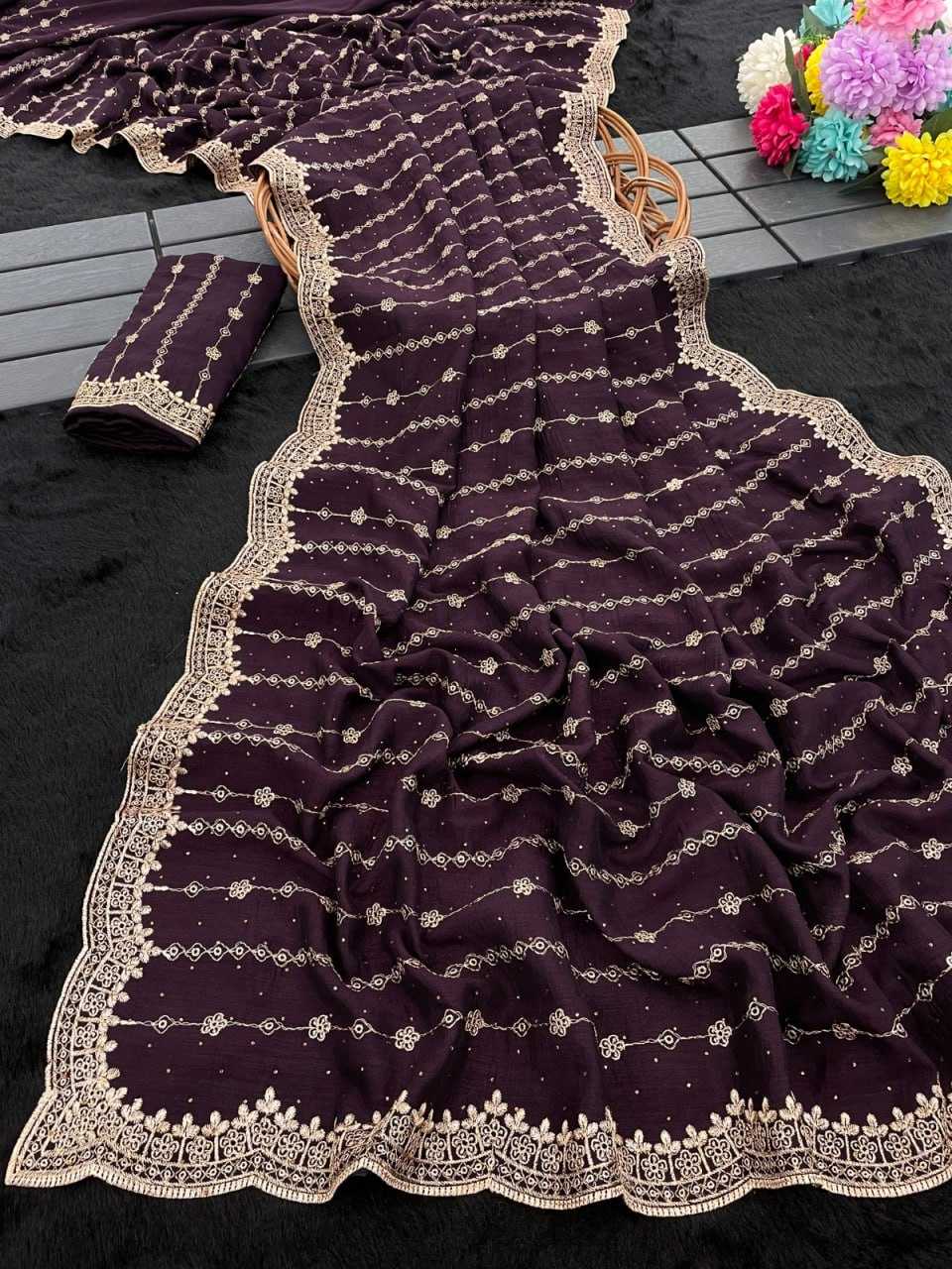 Ynf Vichitra Silk KESH651 Manki Sarees Wholesale Designer Sarees Zari Border Sarees Traditional Sarees Manufacturer- Kapda Export