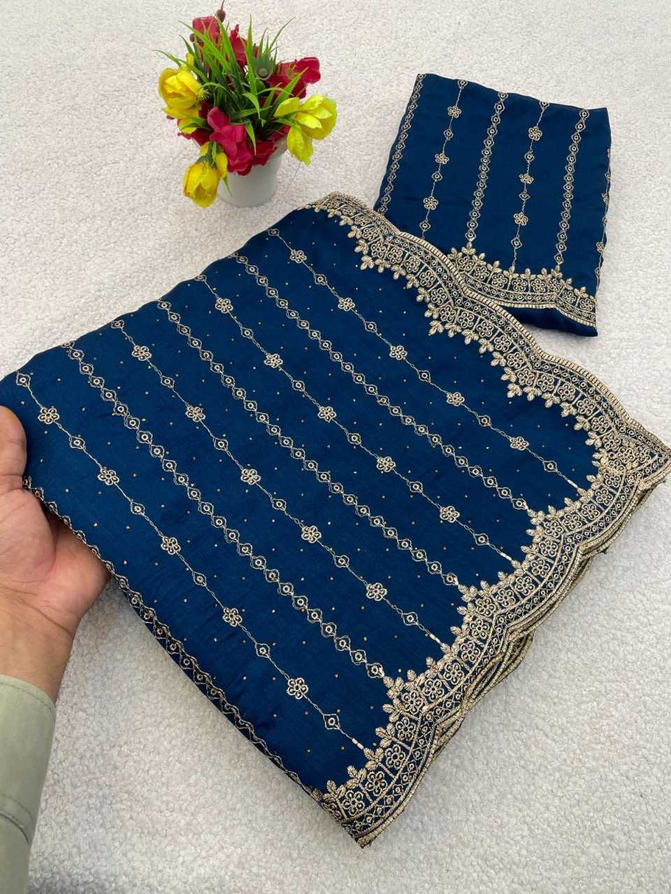 Ynf Vichitra Silk KESH651 Manki Sarees Wholesale Designer Sarees Zari Border Sarees Traditional Sarees Manufacturer- Kapda Export