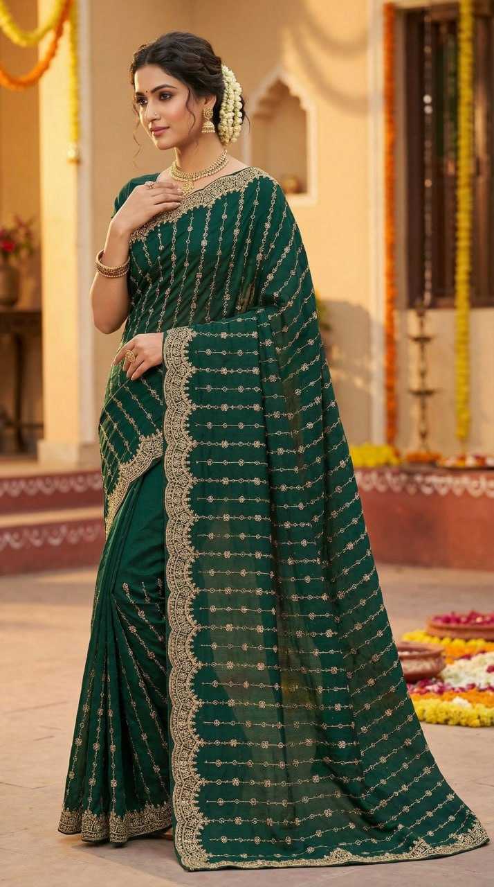 Ynf Vichitra Silk KESH651 Manki Sarees Wholesale Designer Sarees Zari Border Sarees Traditional Sarees Manufacturer- Kapda Export