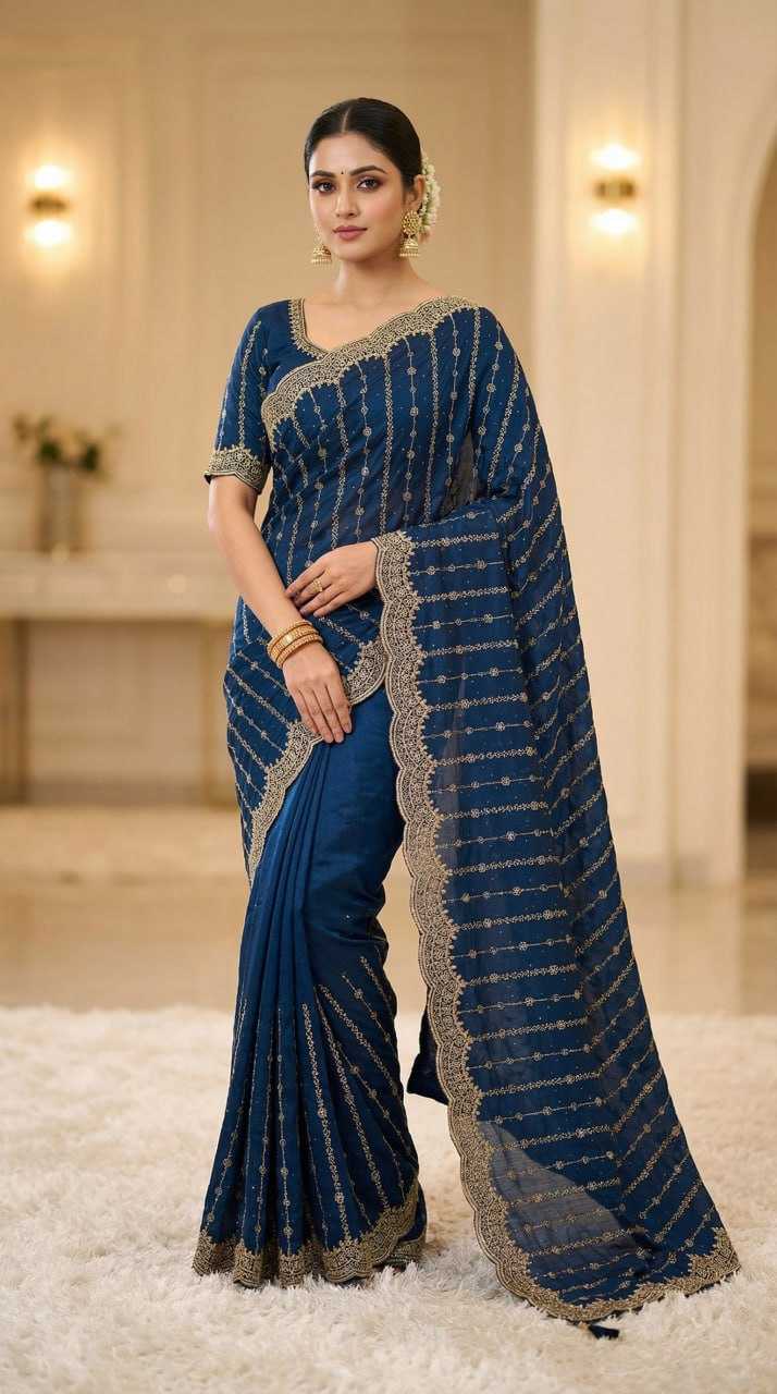 Ynf Vichitra Silk KESH651 Manki Sarees Wholesale Designer Sarees Zari Border Sarees Traditional Sarees Manufacturer- Kapda Export