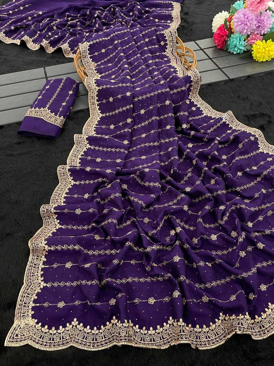 Ynf Vichitra Silk KESH651 Manki Sarees Wholesale Designer Sarees Zari Border Sarees Traditional Sarees Manufacturer- Kapda Export