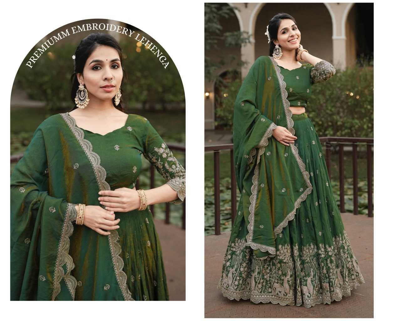 Ynf Vichitra Silk RIN119 8215 Lehengas Wholesale Designer Lehenga Wedding Lehenga Embroidered Lehenga Manufacturer- Kapda Export