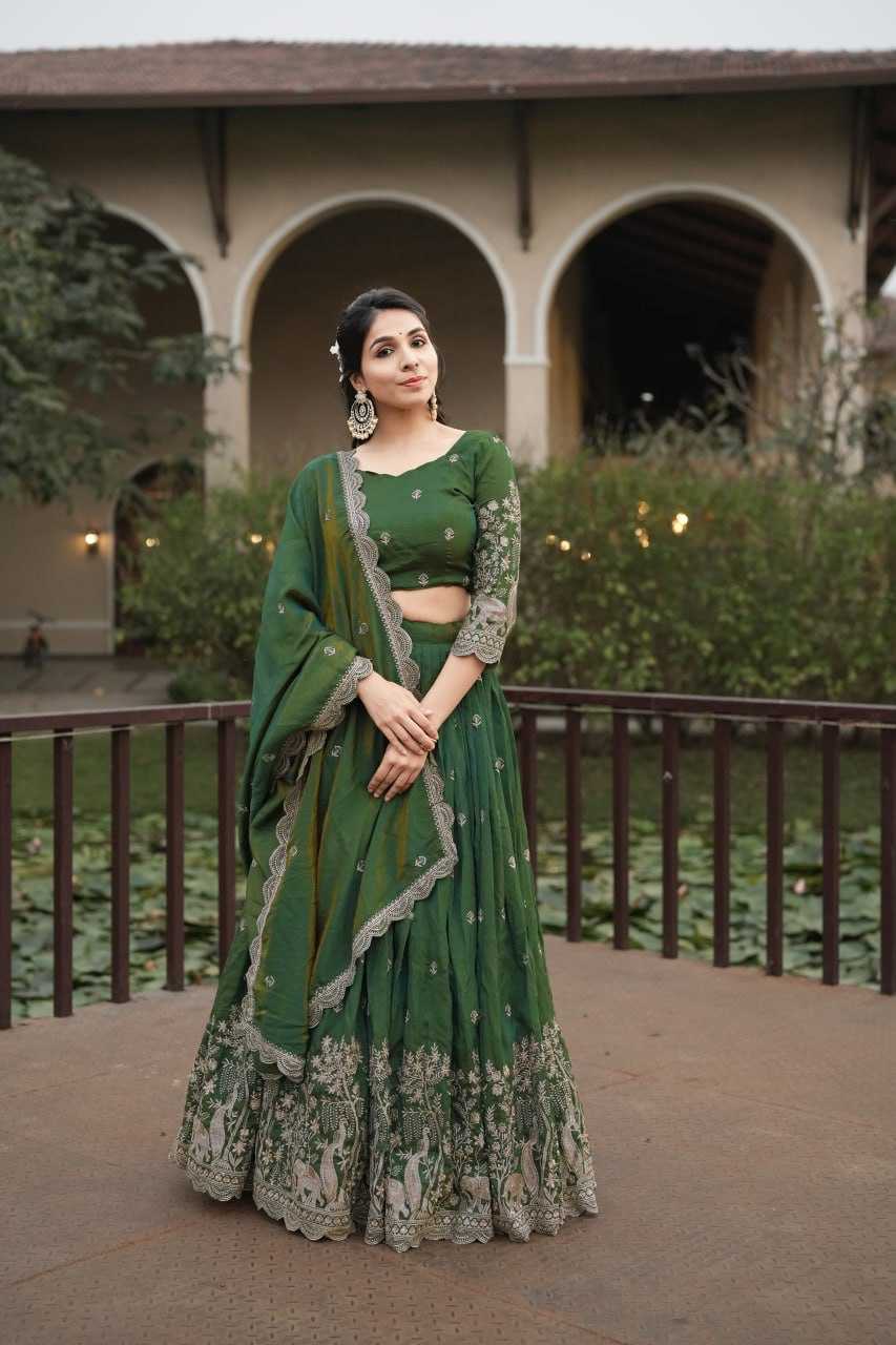 Ynf Vichitra Silk RIN119 8215 Lehengas Wholesale Designer Lehenga Wedding Lehenga Embroidered Lehenga Manufacturer- Kapda Export