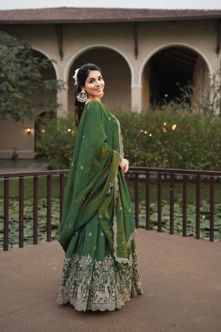 Ynf Vichitra Silk RIN119 8215 Lehengas Wholesale Designer Lehenga Wedding Lehenga Embroidered Lehenga Manufacturer- Kapda Export