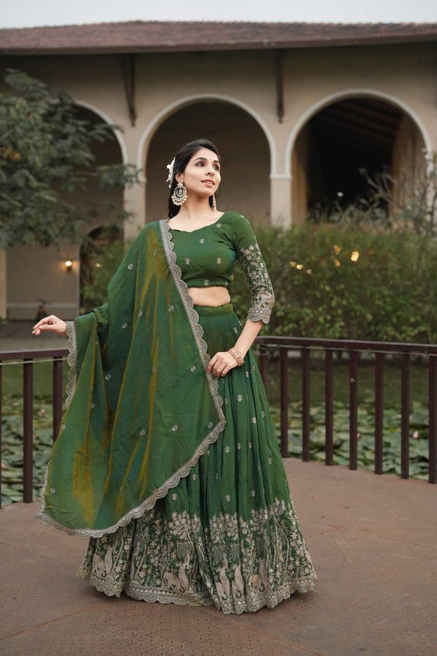 Ynf Vichitra Silk RIN119 8215 Lehengas Wholesale Designer Lehenga Wedding Lehenga Embroidered Lehenga Manufacturer- Kapda Export