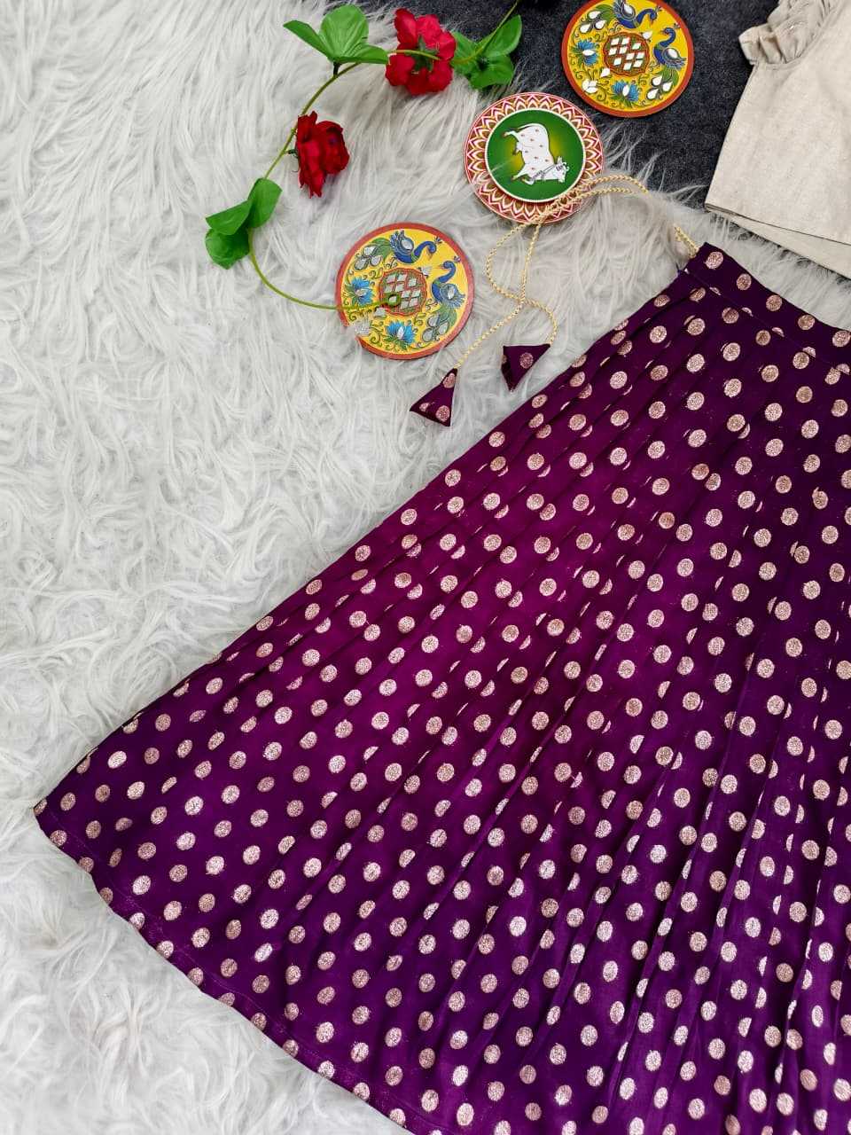 Ynf Viscose KESH249 2135-41 Kids Wear Festive Collections Wholesale Kids Lehenga Choli Kids Festive Wear Kids Party Wear Ethnic Manufacturer- Kapda Export