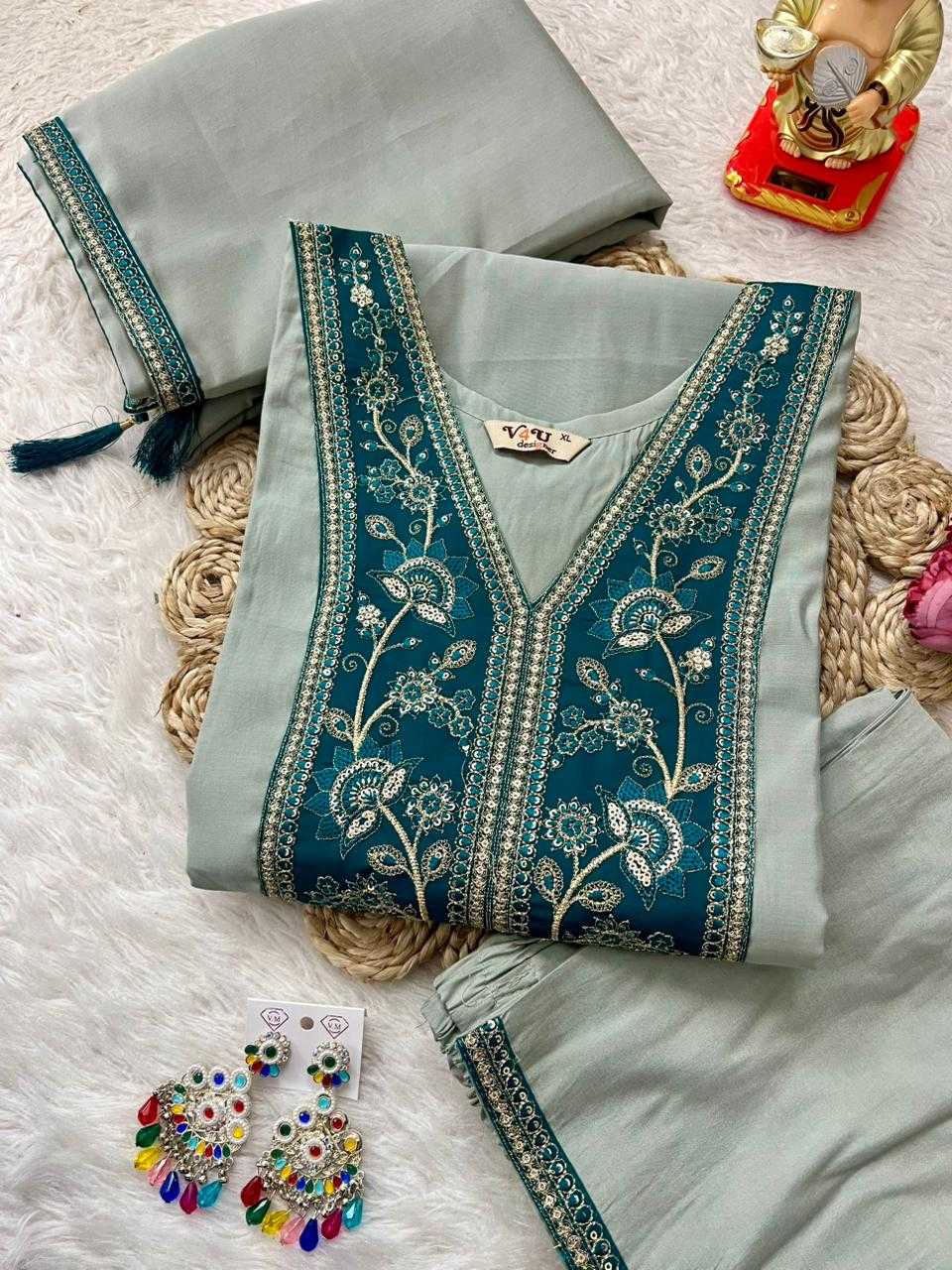 Ynf Viscose KESH594 Aadhira Kurti Plus Size Collections Wholesale Designer Kurtis Embroidered Kurtis Kurti With Pants Manufacturer- Kapda Export